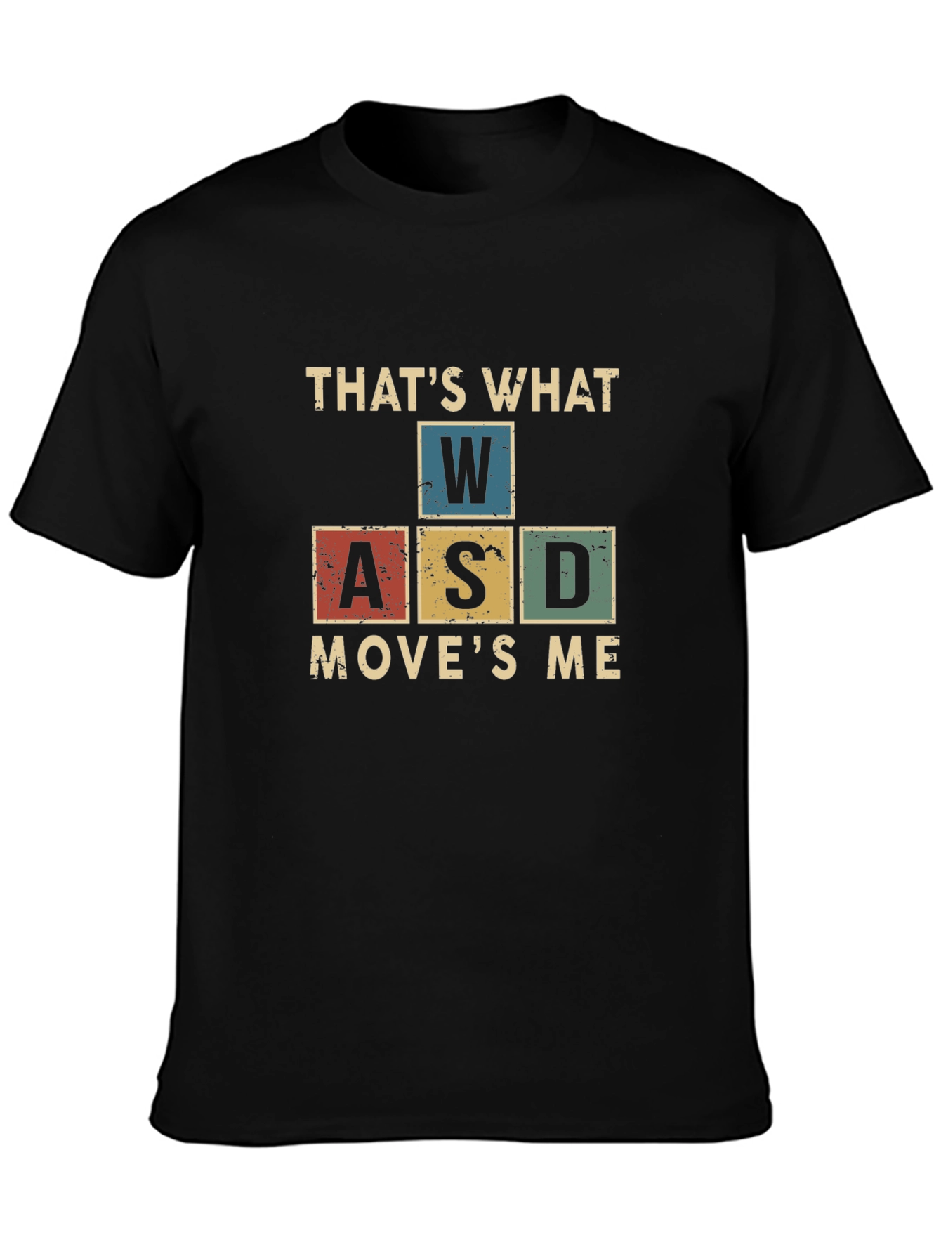 Gamer T-Shirt - WASD Moves Me