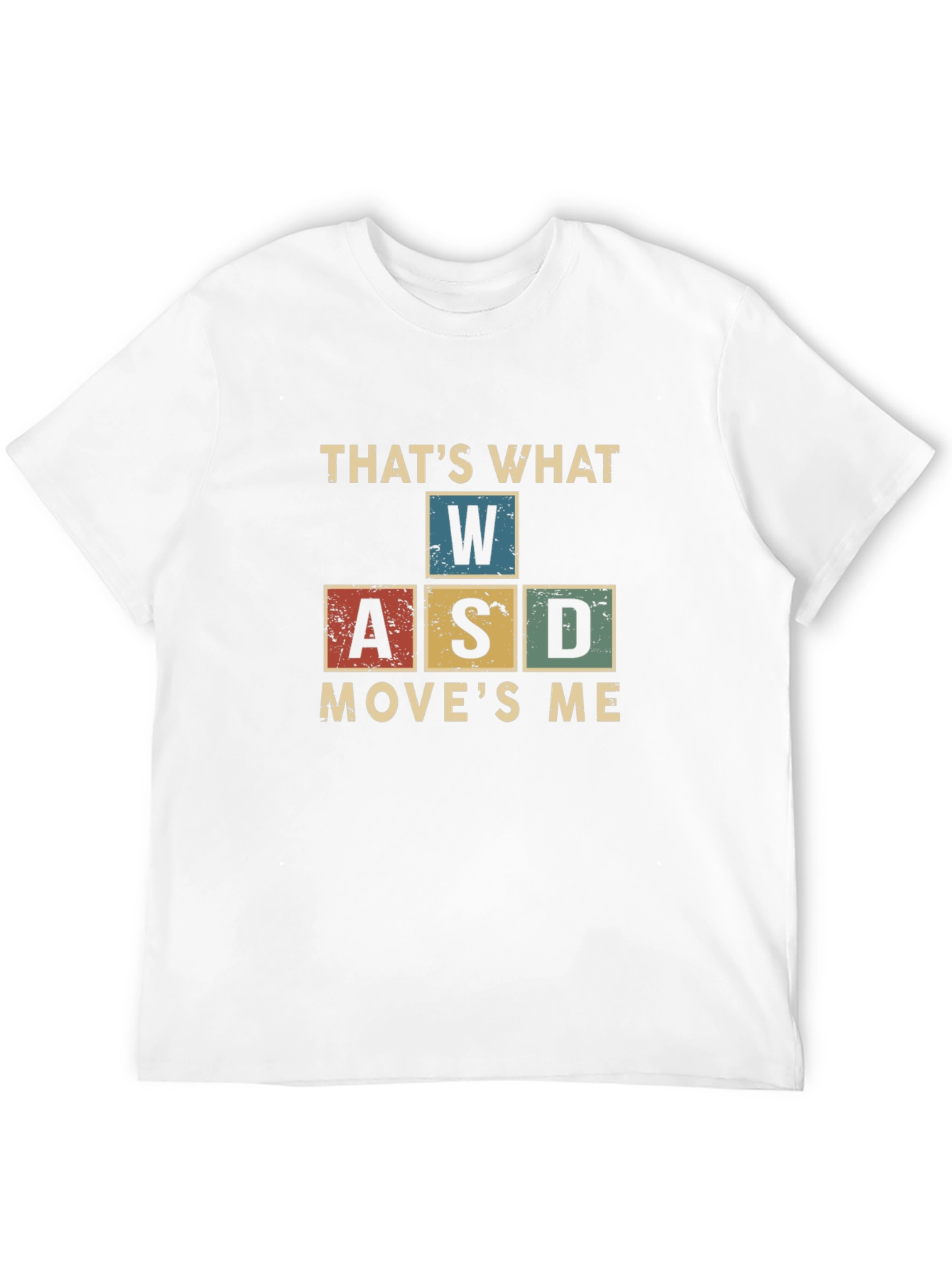 Gamer T-Shirt - WASD Moves Me