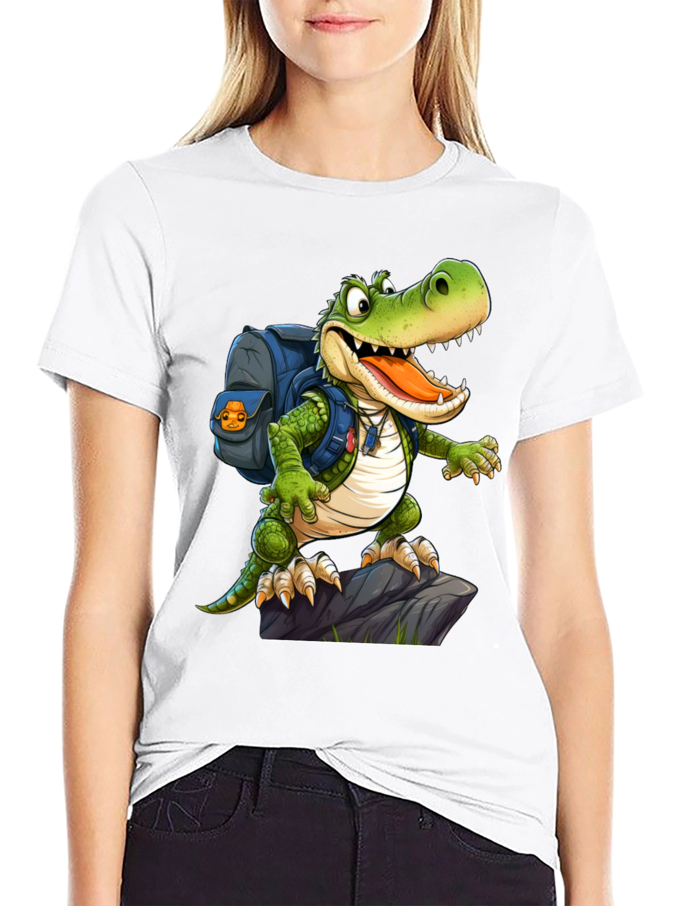 Cartoon Crocodile T-Shirt