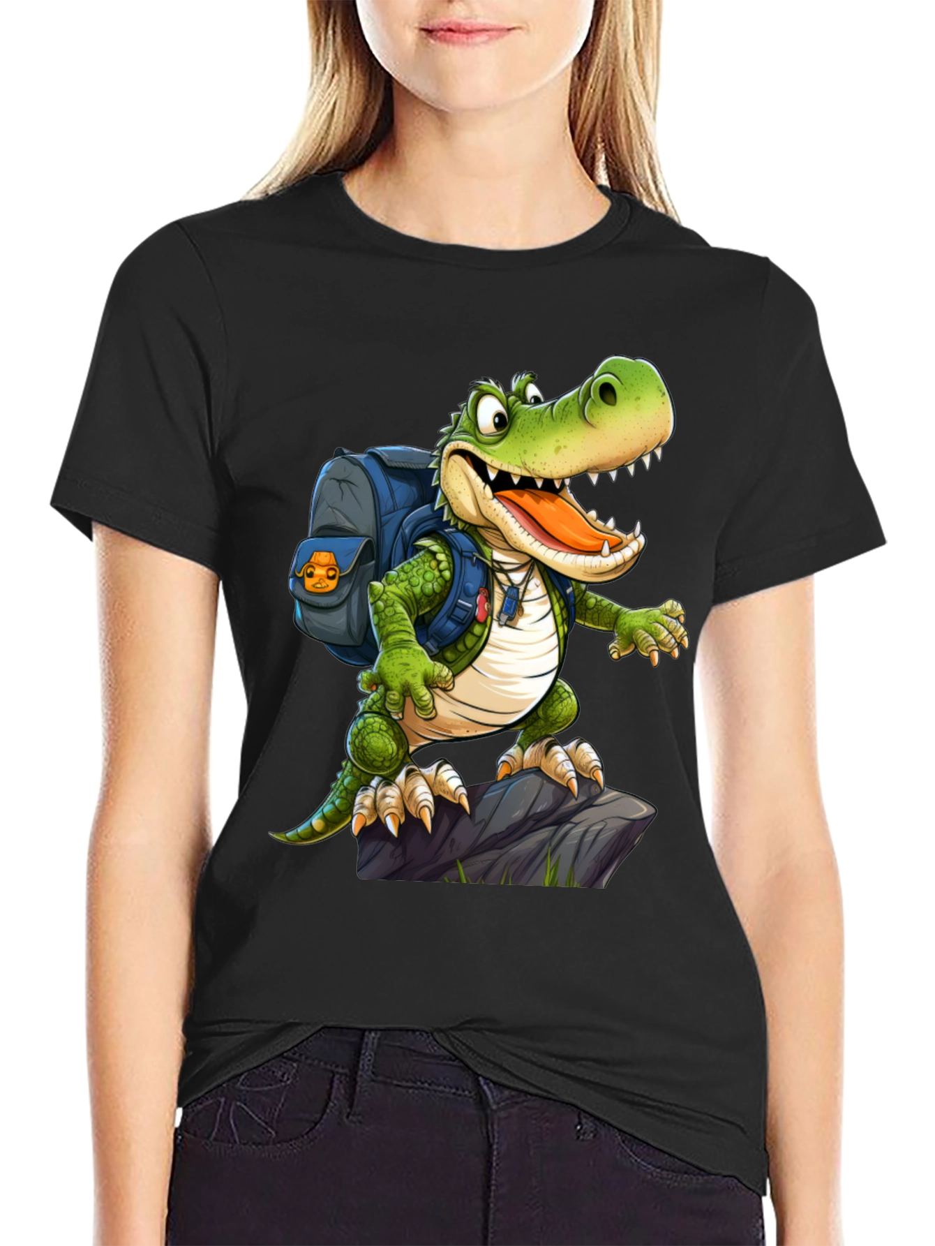 Cartoon Crocodile T-Shirt