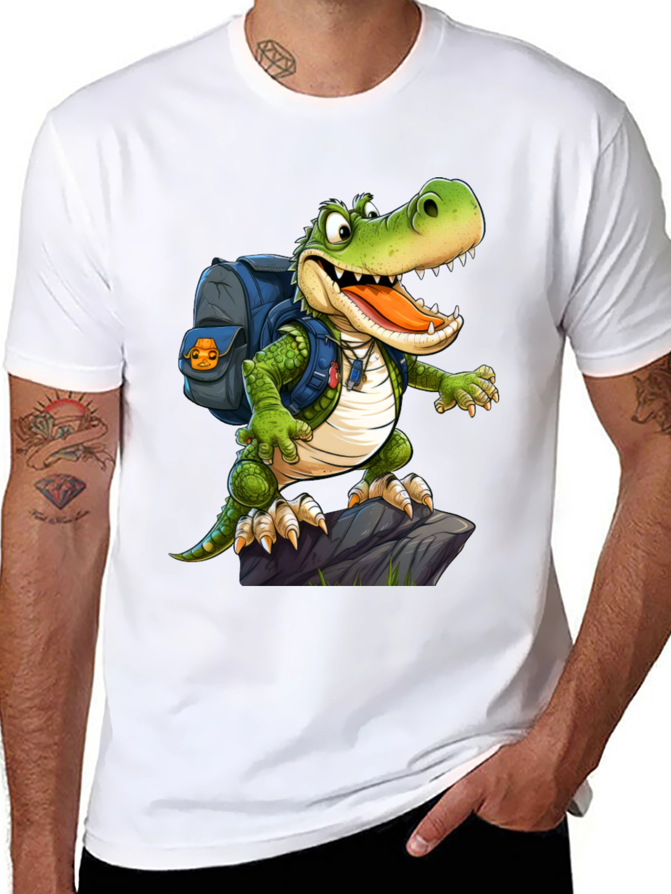 Cartoon Crocodile T-Shirt
