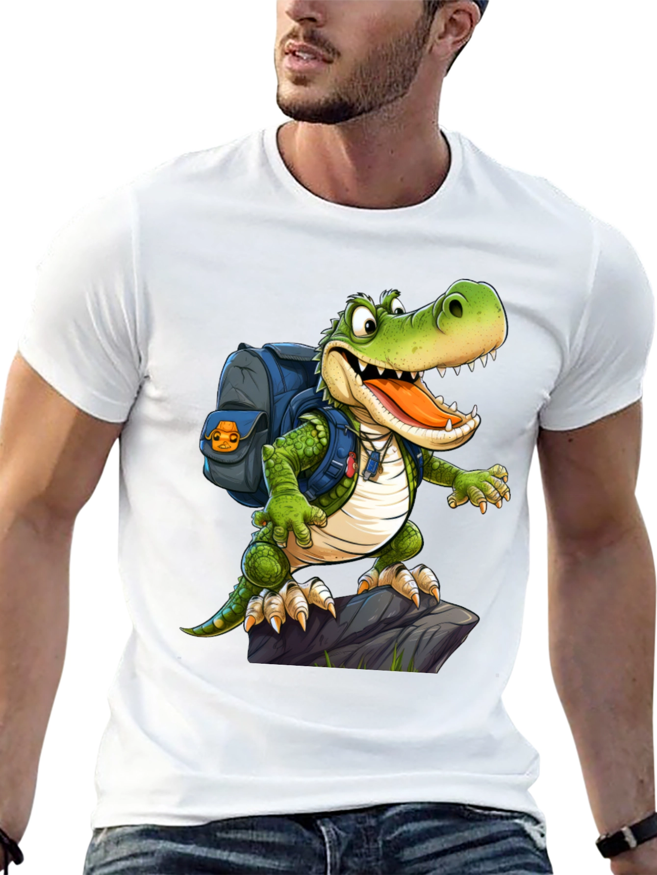Cartoon Crocodile T-Shirt