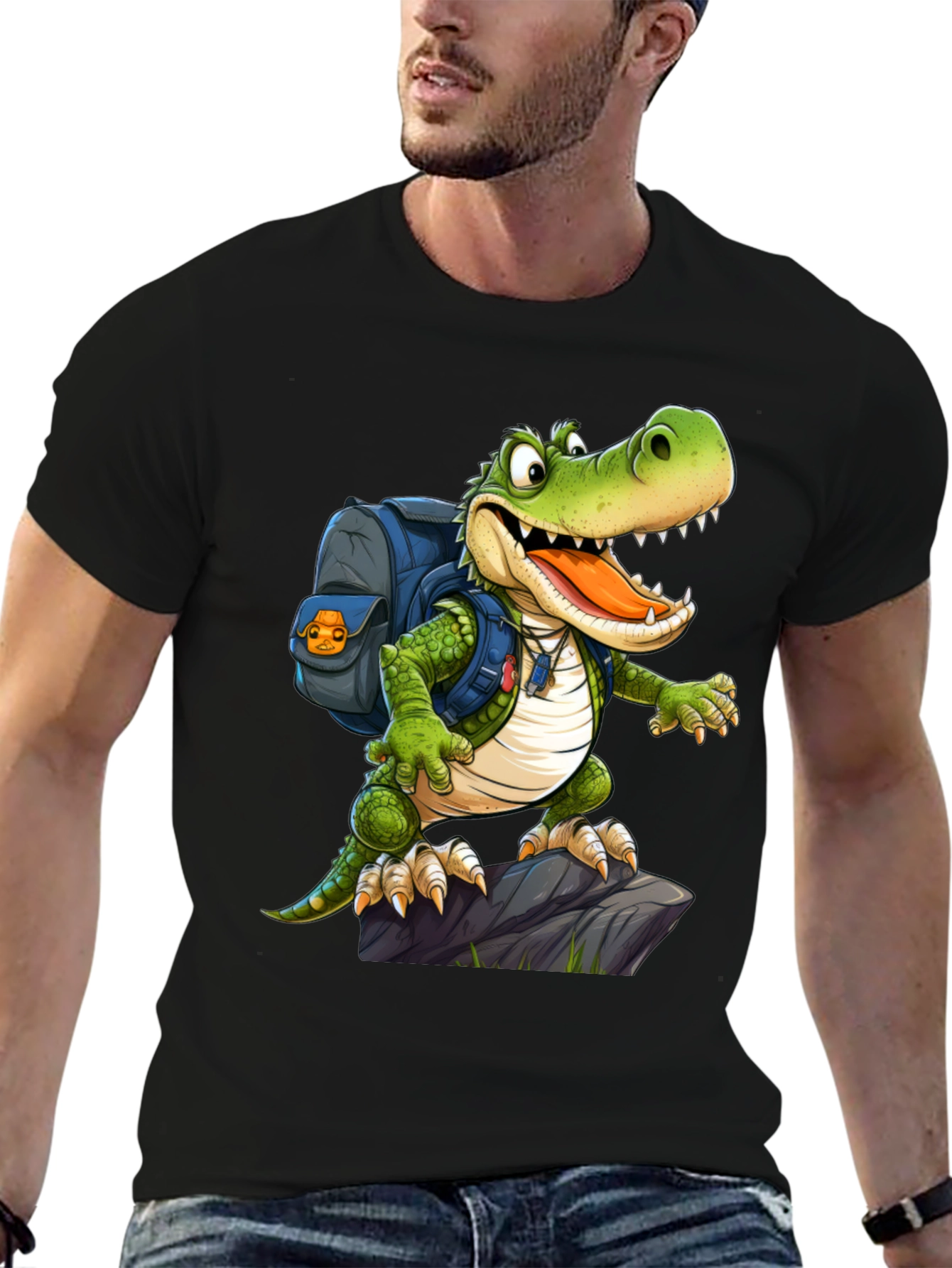 Cartoon Crocodile T-Shirt