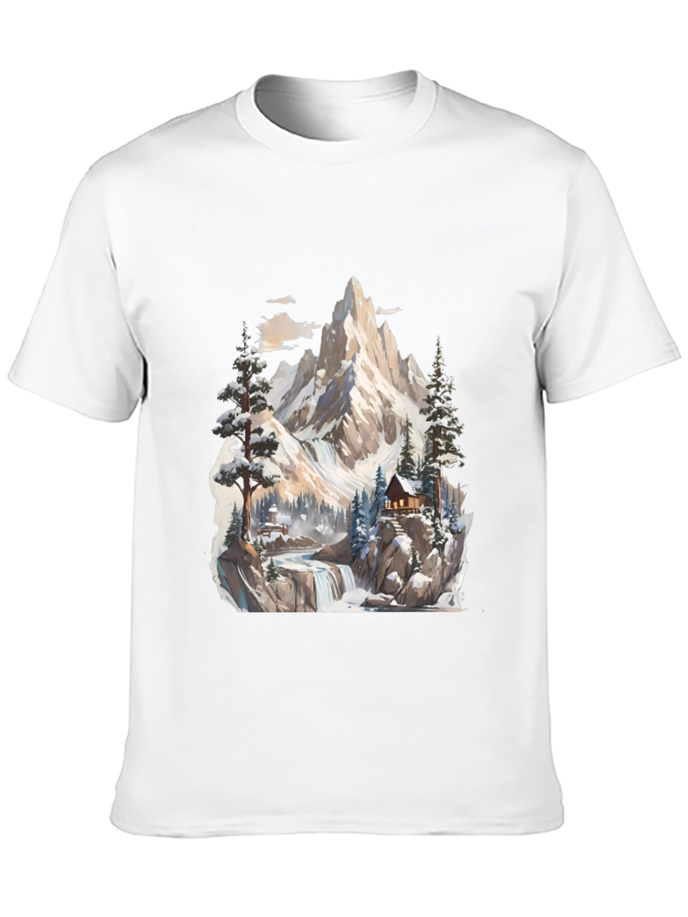 Mountain Cabin Graphic Tee