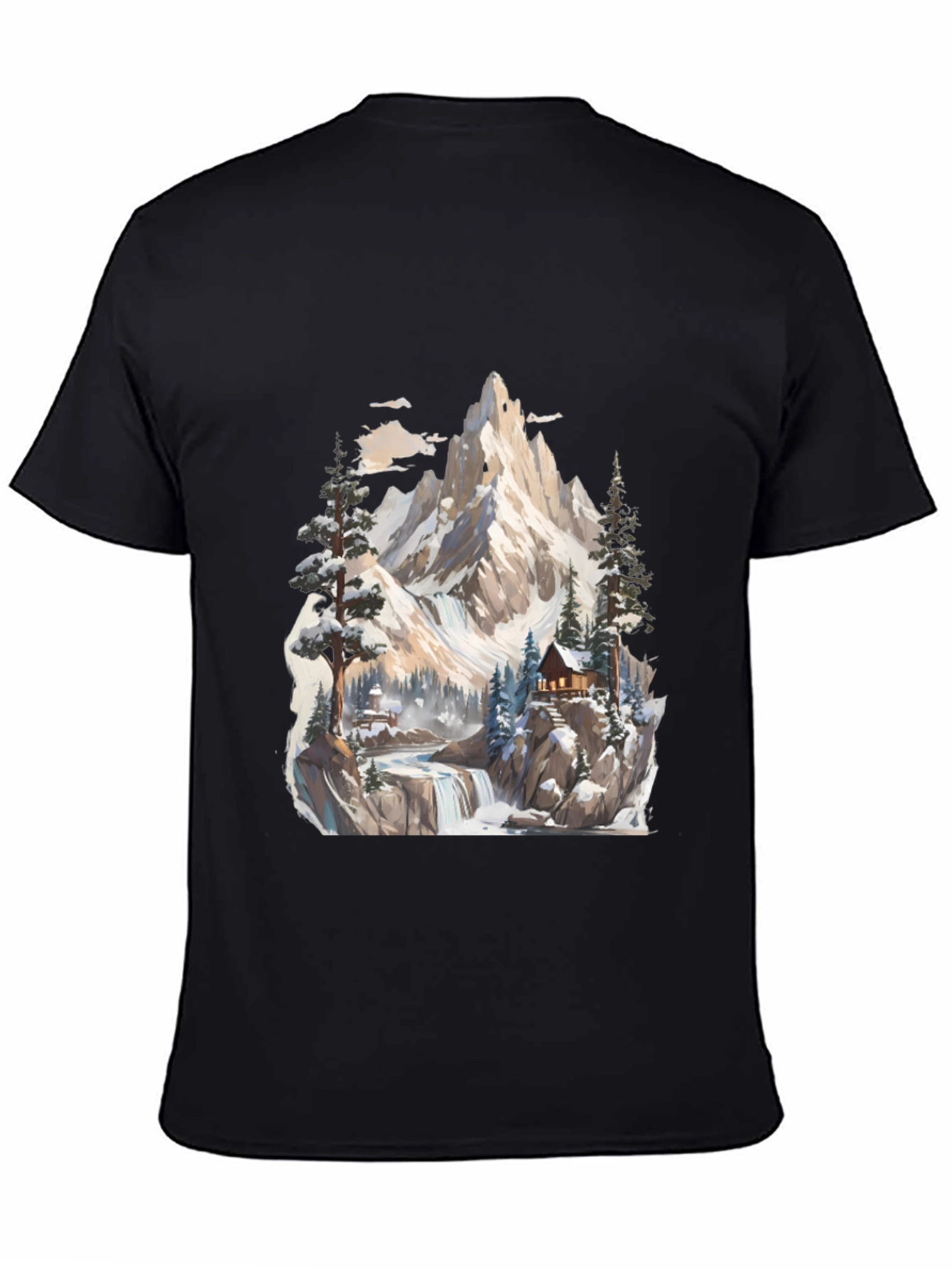 Mountain Cabin Graphic Tee