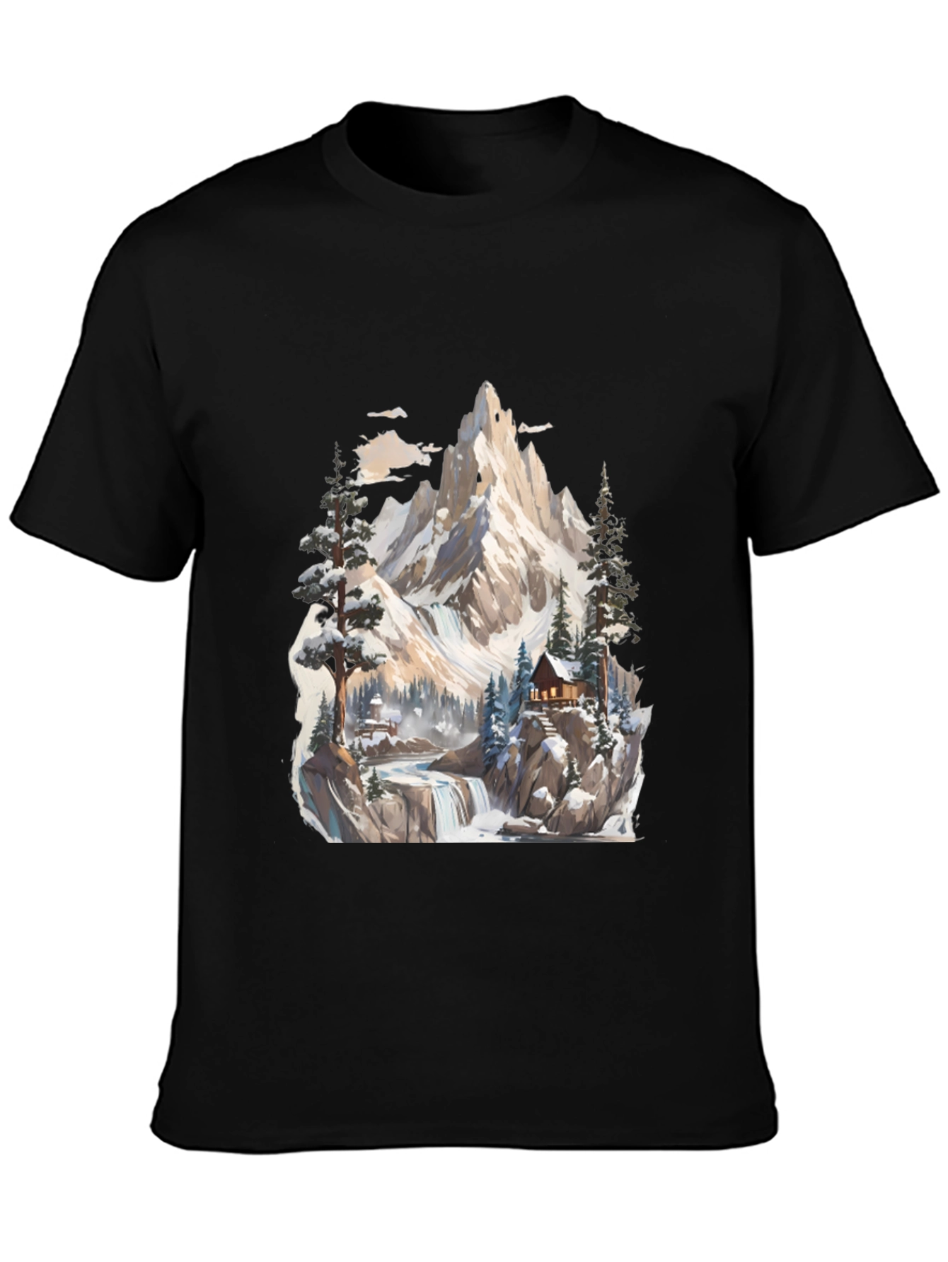 Mountain Cabin Graphic Tee