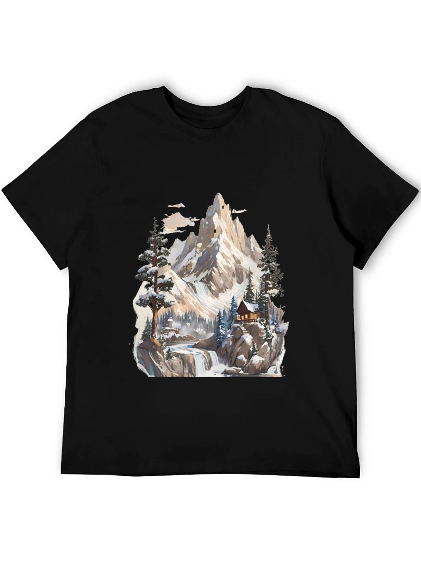 Mountain Cabin Graphic Tee