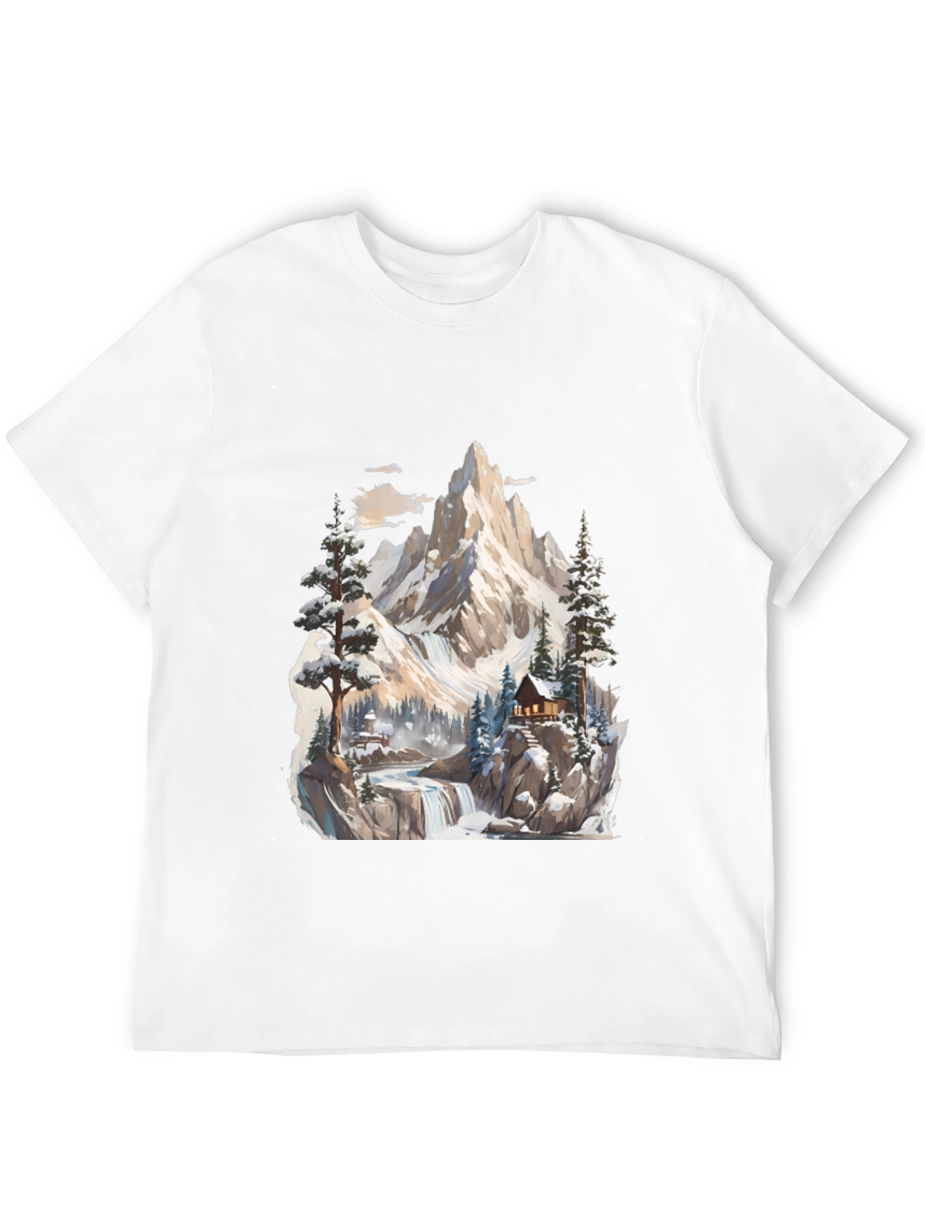 Mountain Cabin Graphic Tee