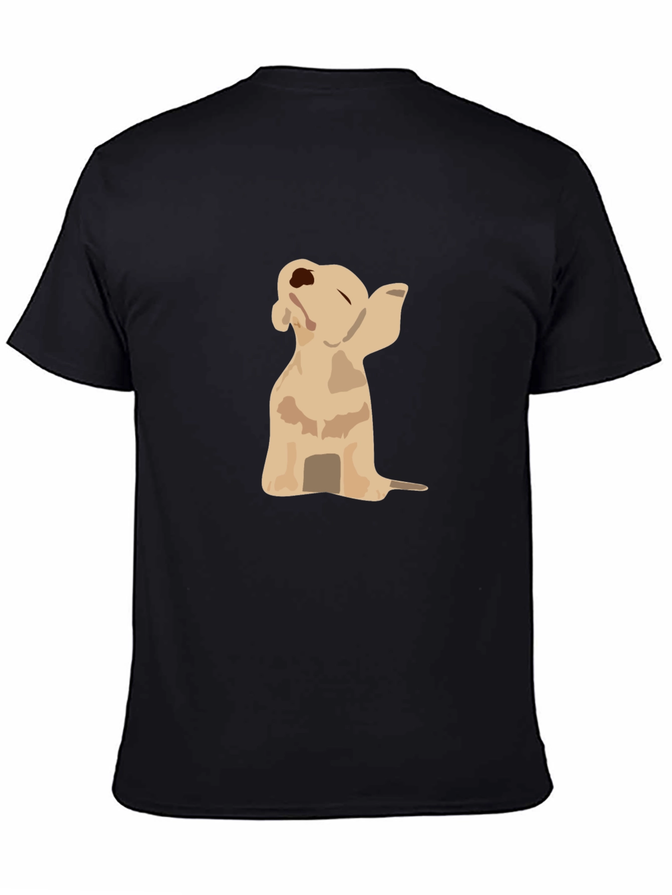 Golden Retriever Dab Black T-Shirt