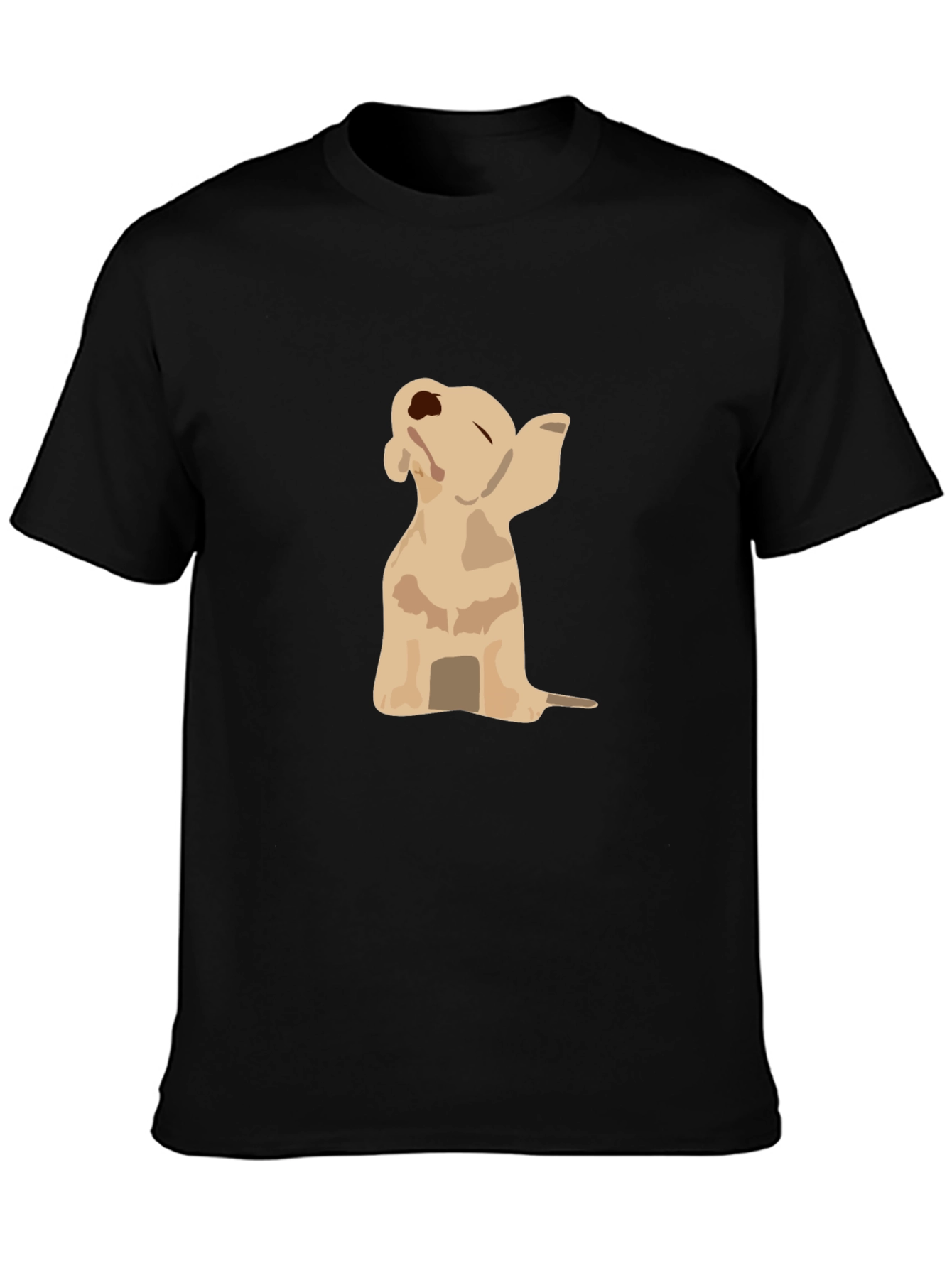 Golden Retriever Dab Black T-Shirt