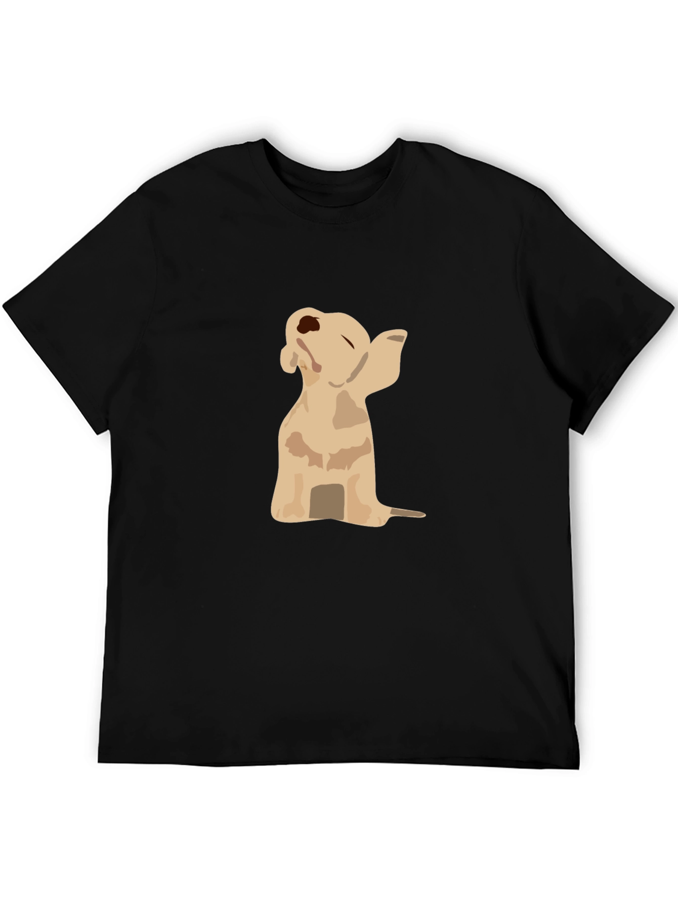 Golden Retriever Dab Black T-Shirt