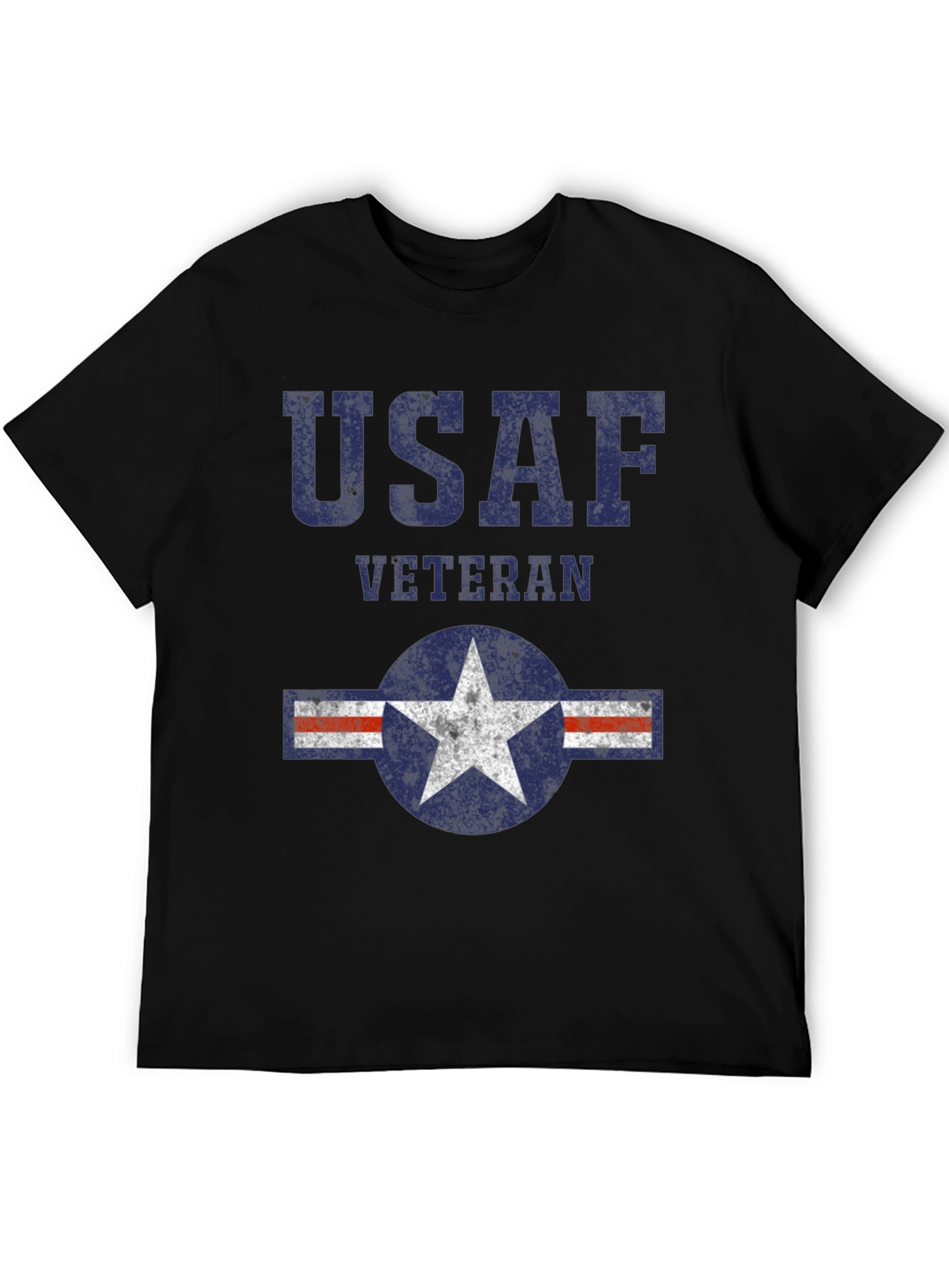 USAF Veteran T-Shirt - Patriotic Design