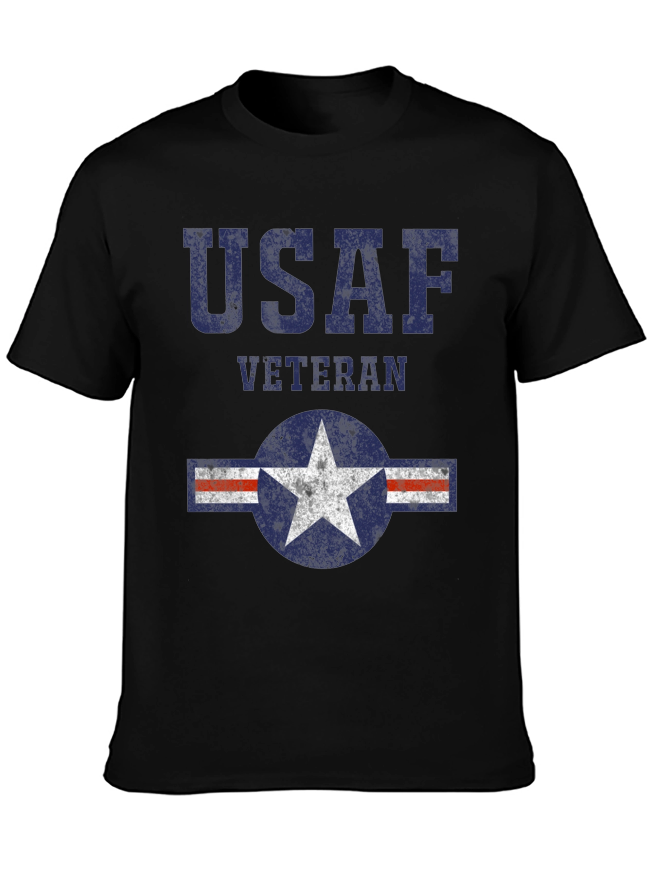 USAF Veteran T-Shirt - Patriotic Design