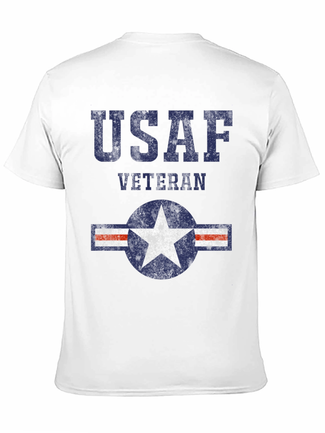 USAF Veteran T-Shirt - Patriotic Design