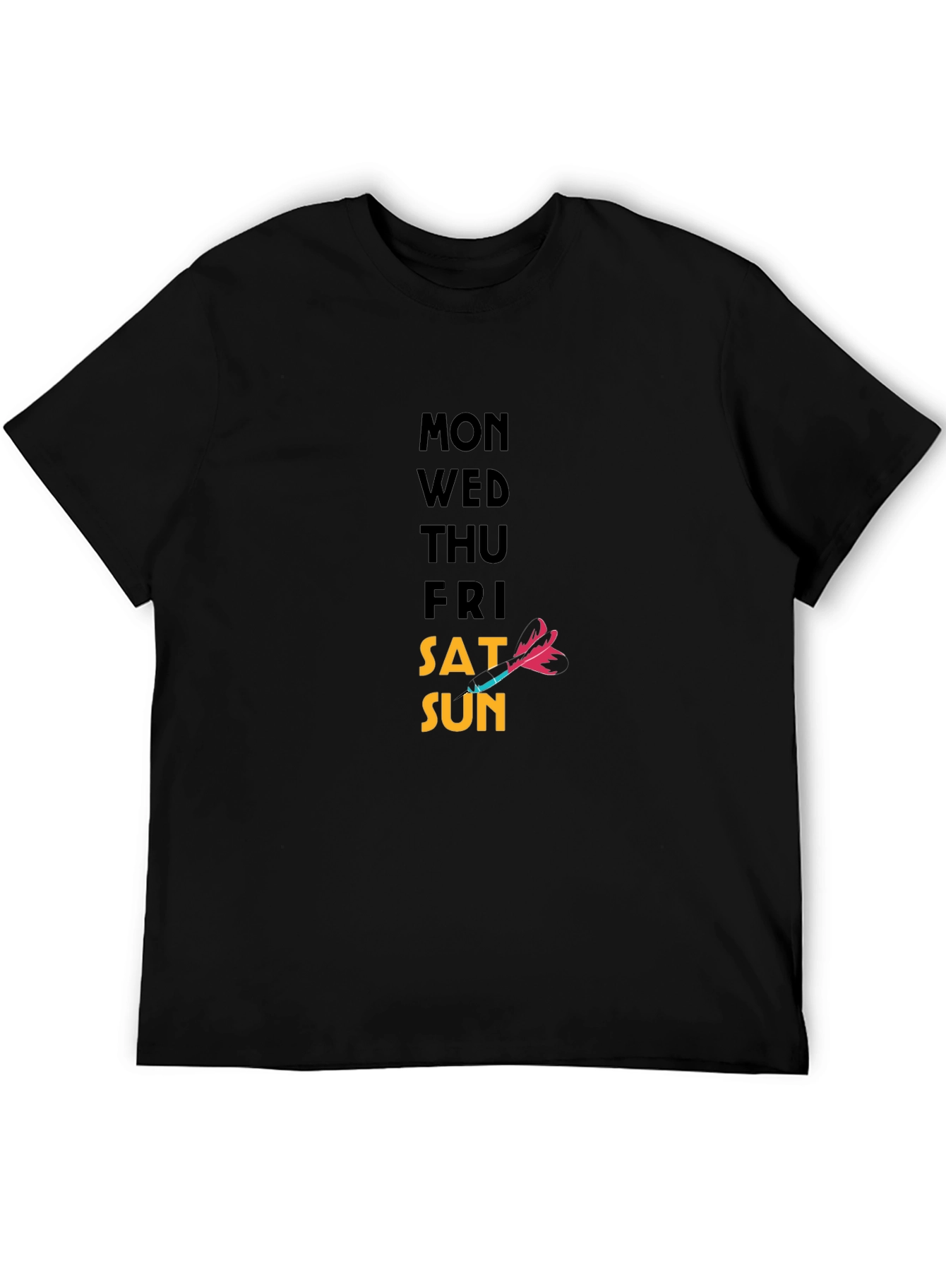 Days of the Week T-Shirt - Dart Graphic
