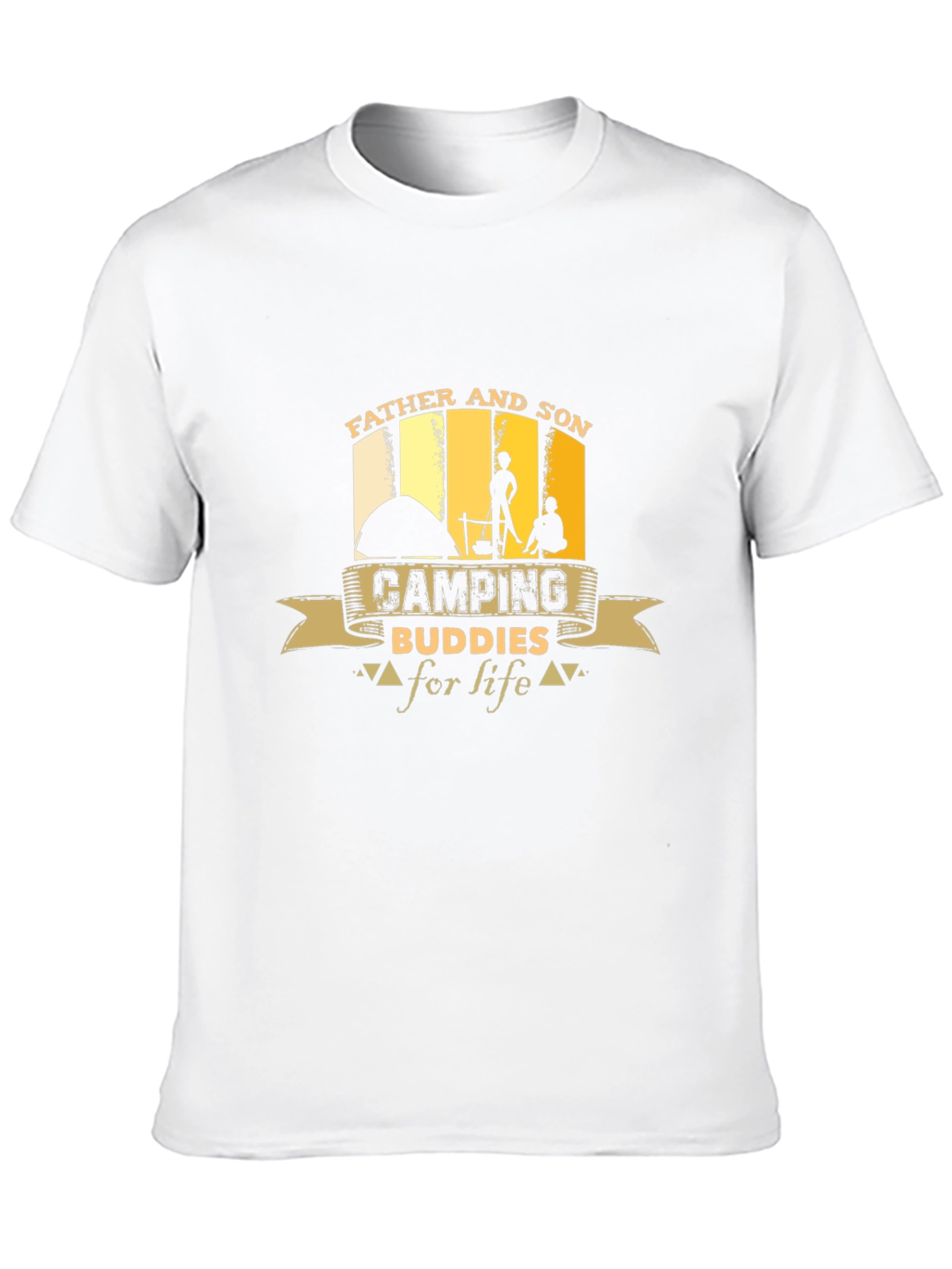 Father and Son Camping Buddies T-Shirt