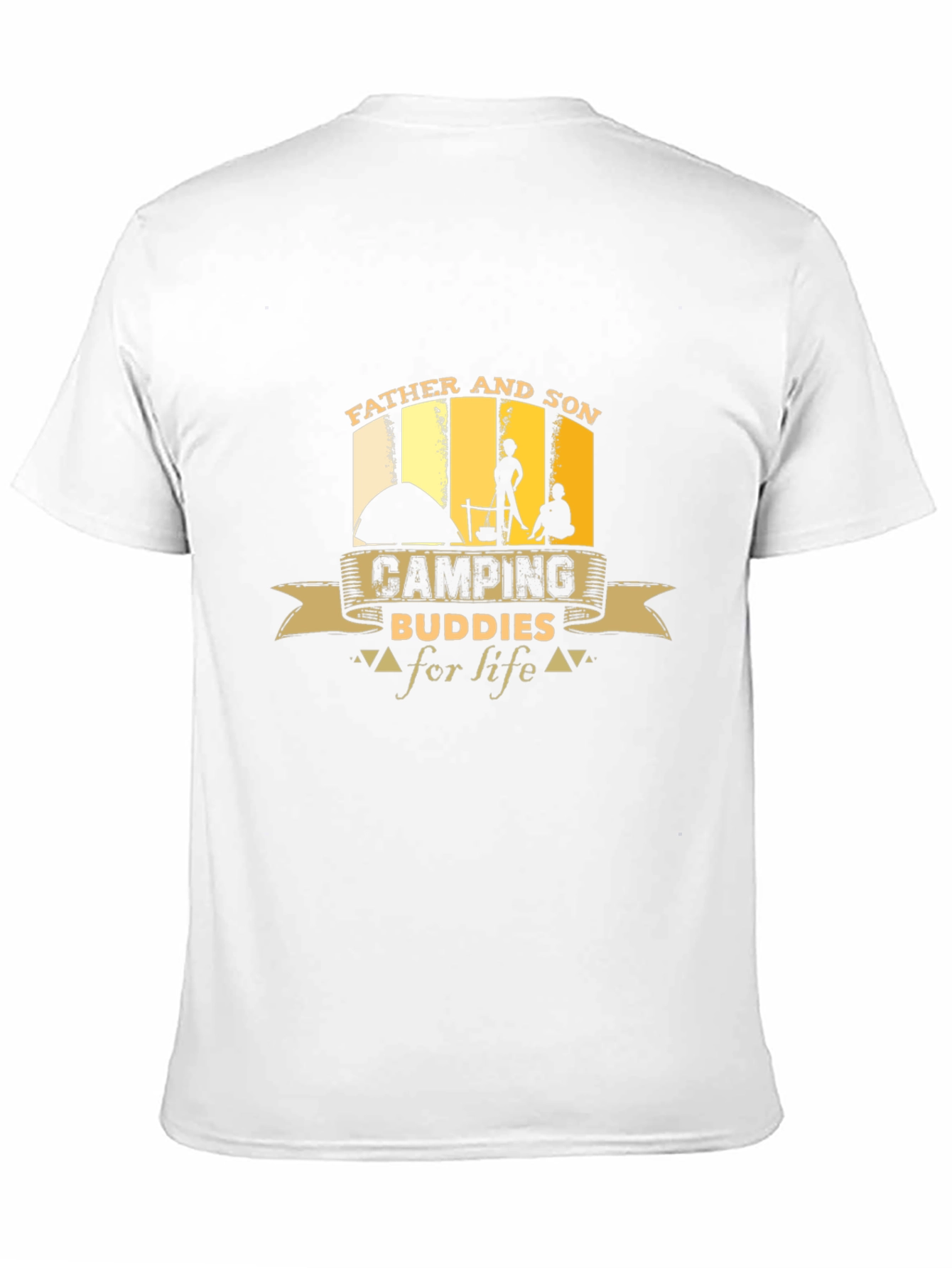 Father and Son Camping Buddies T-Shirt