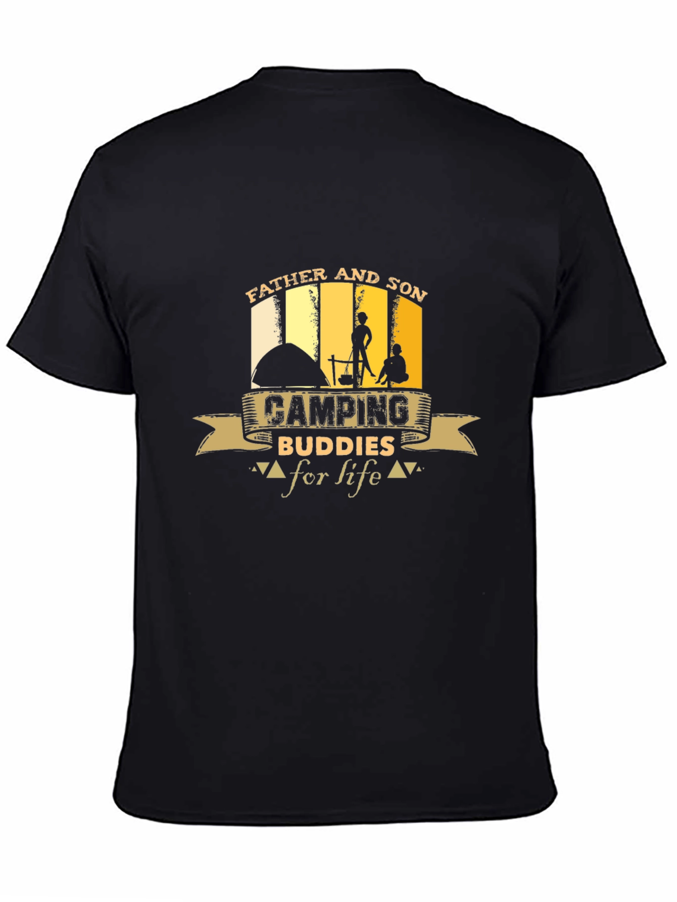 Father and Son Camping Buddies T-Shirt