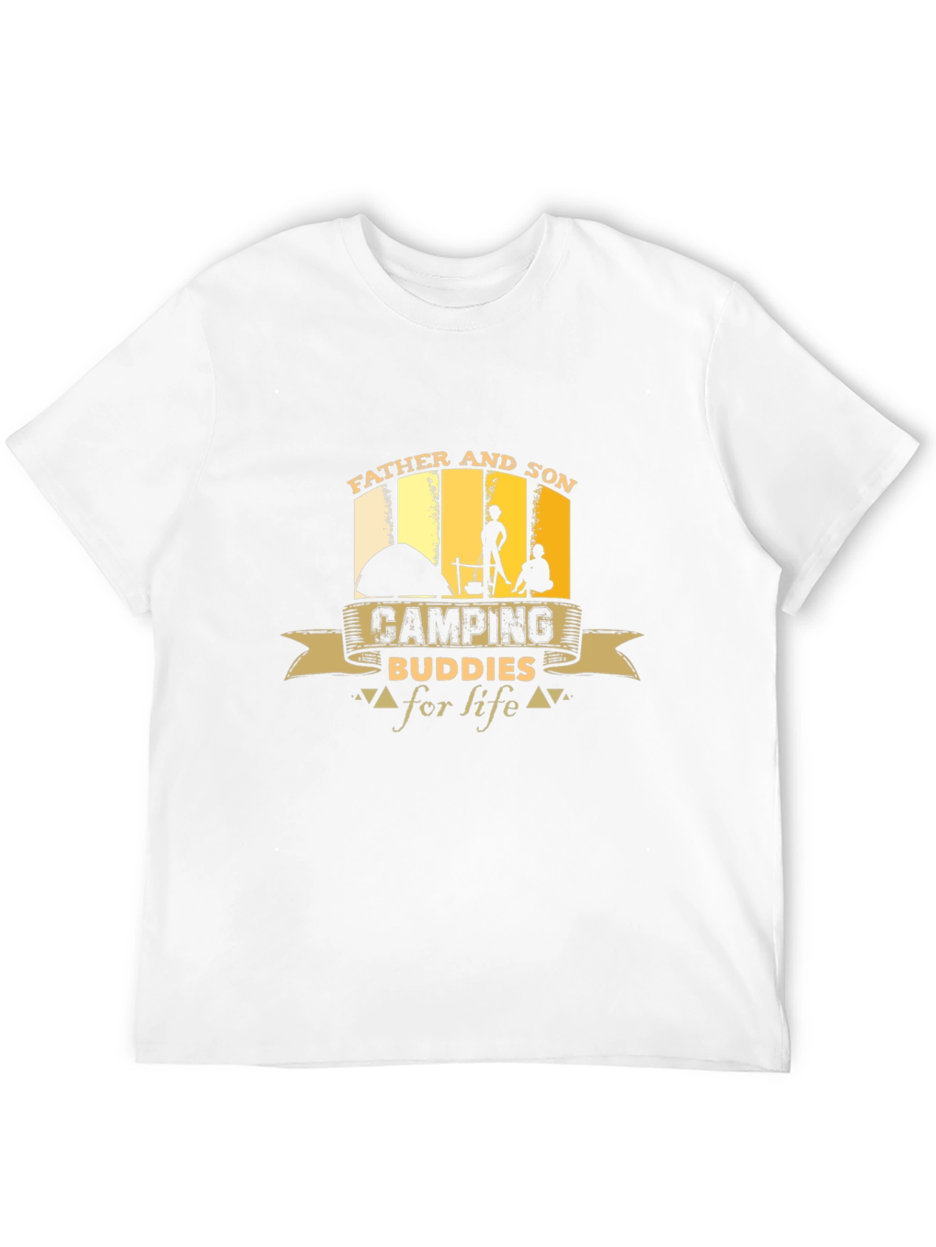 Father and Son Camping Buddies T-Shirt