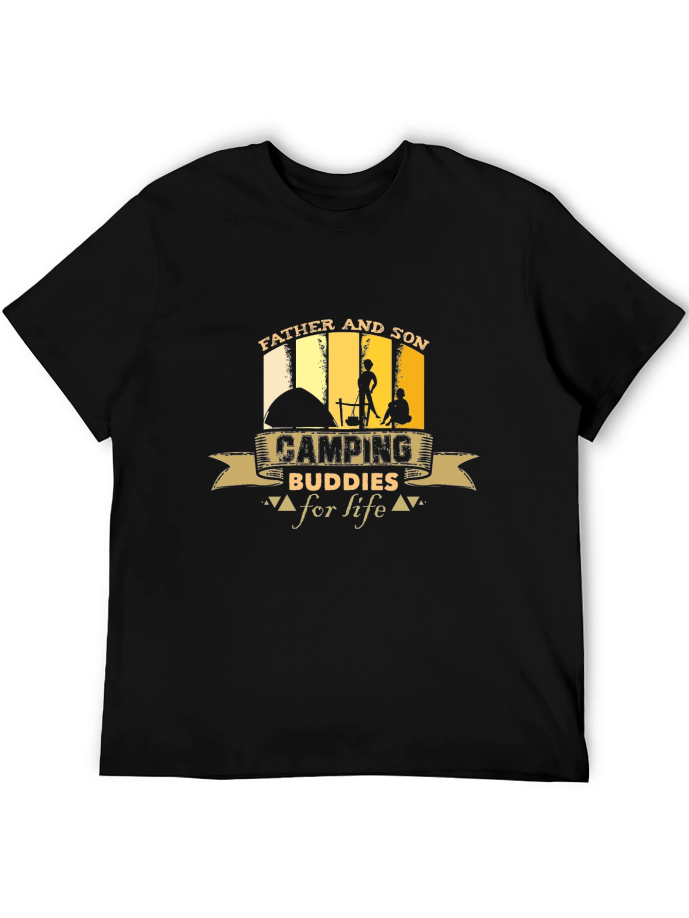 Father and Son Camping Buddies T-Shirt