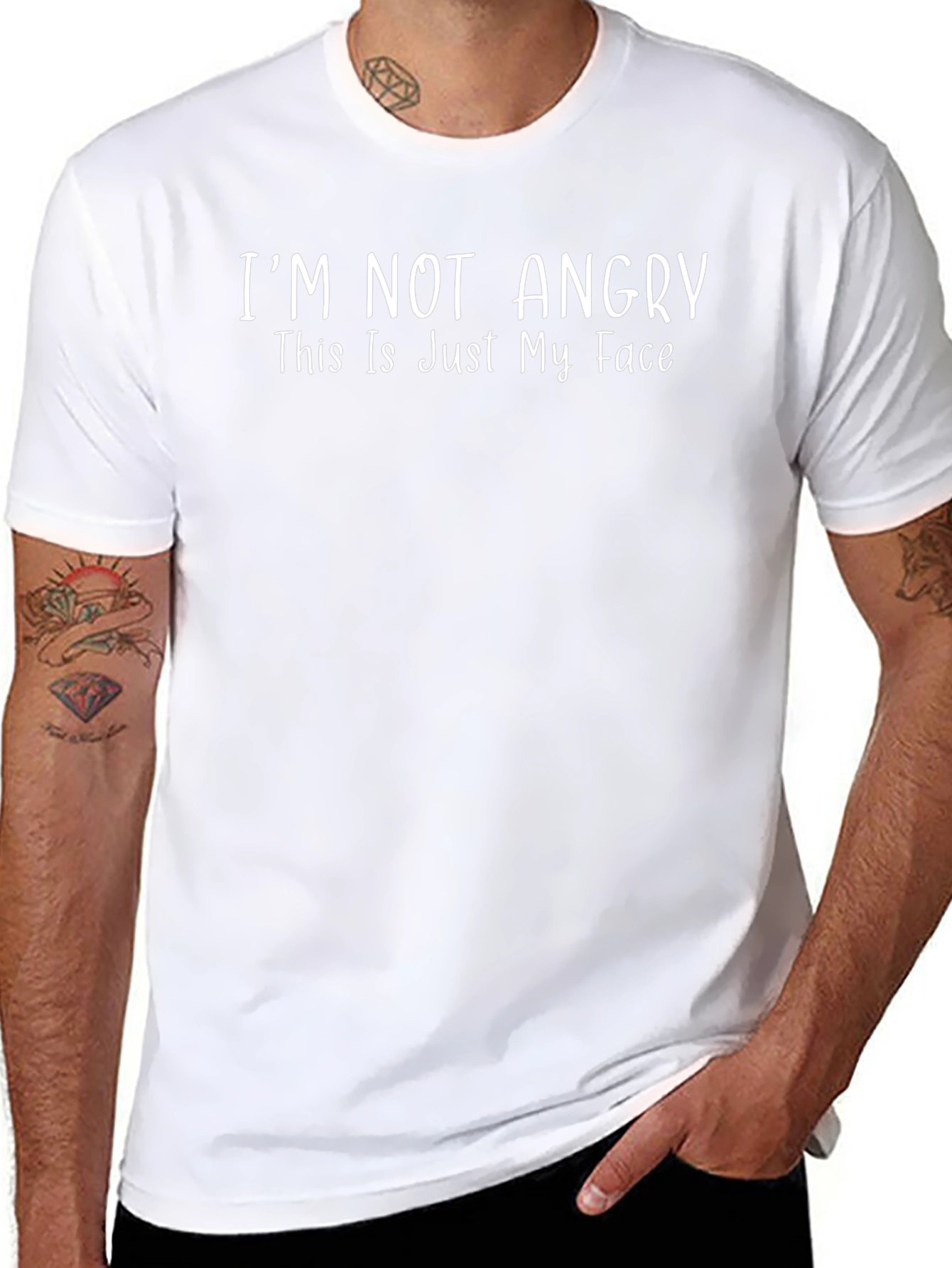 Im Not Angry - Funny Graphic Tee