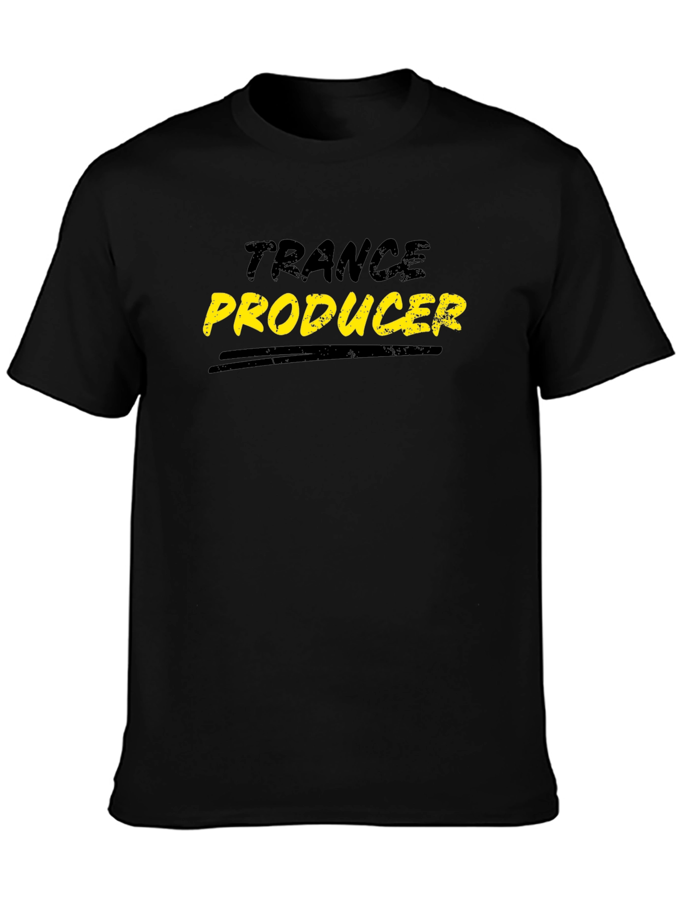 Trance Producer Black Graphic T-Shirt