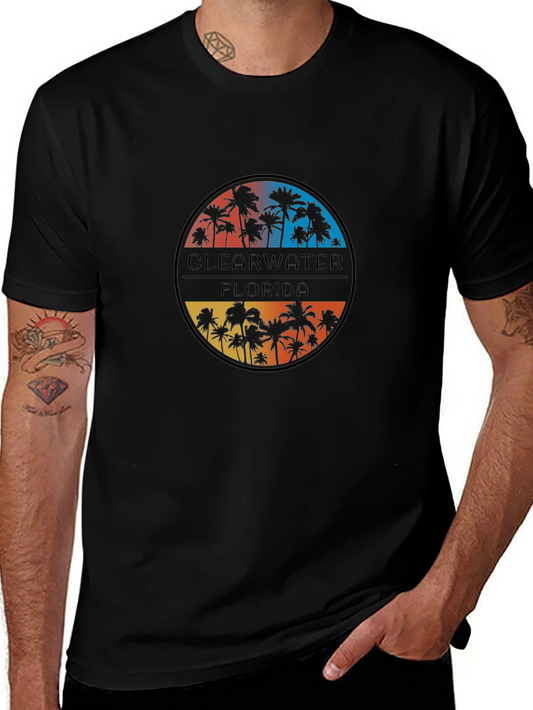 Clearwater Florida Palm Tree T-Shirt