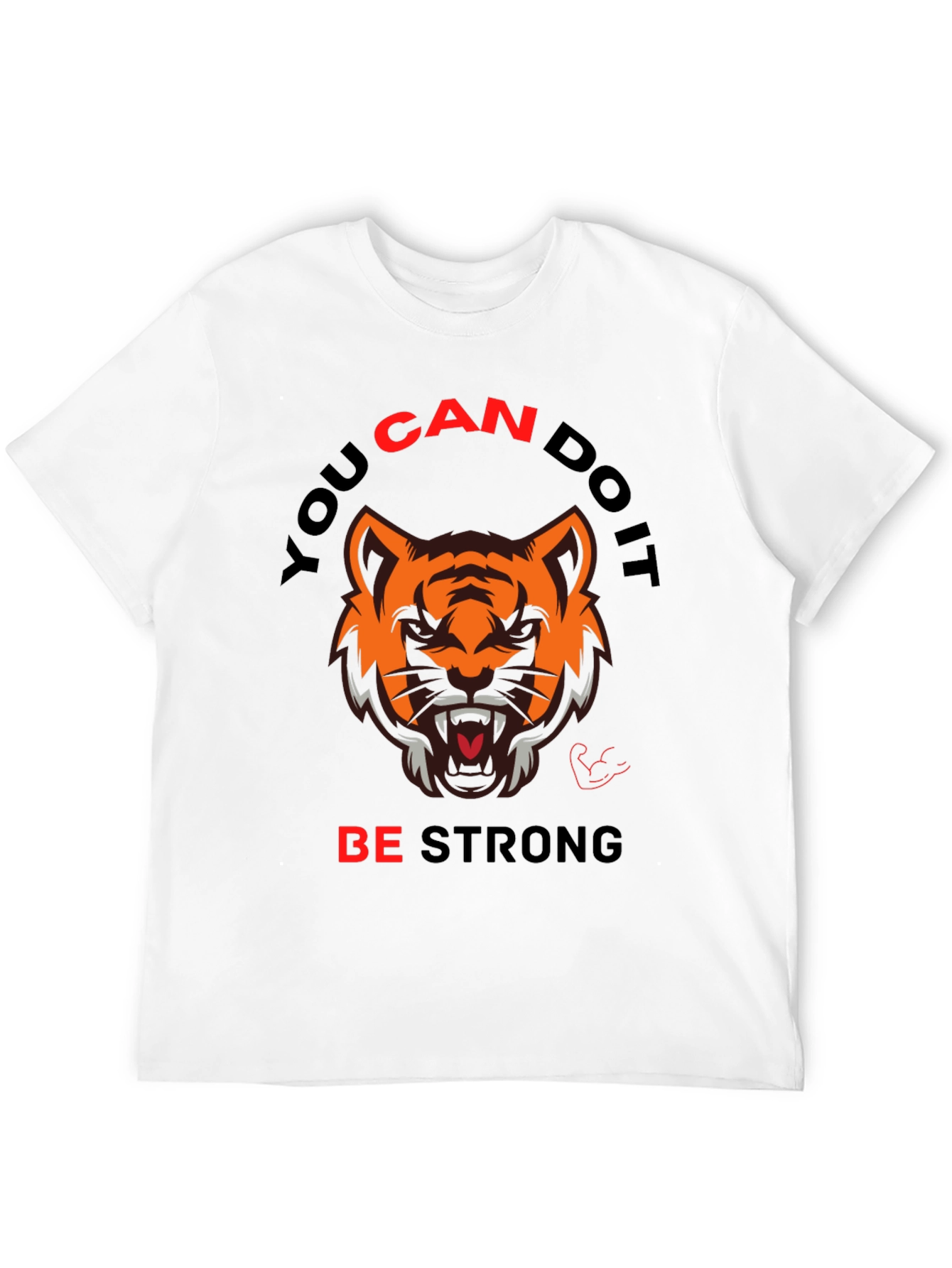 Motivational Tiger Graphic Tee
