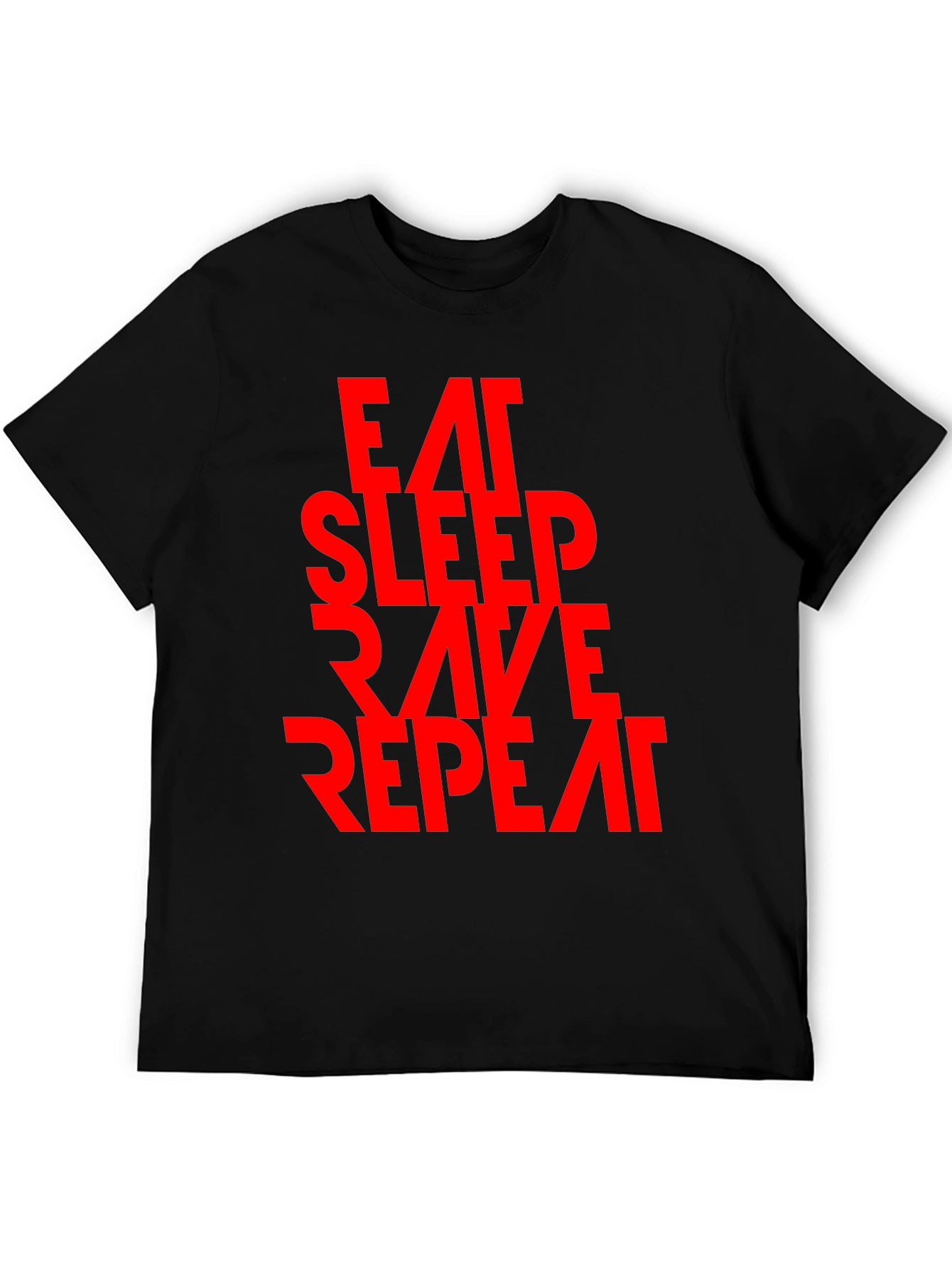 Eat Sleep Rave Repeat Graphic Tee