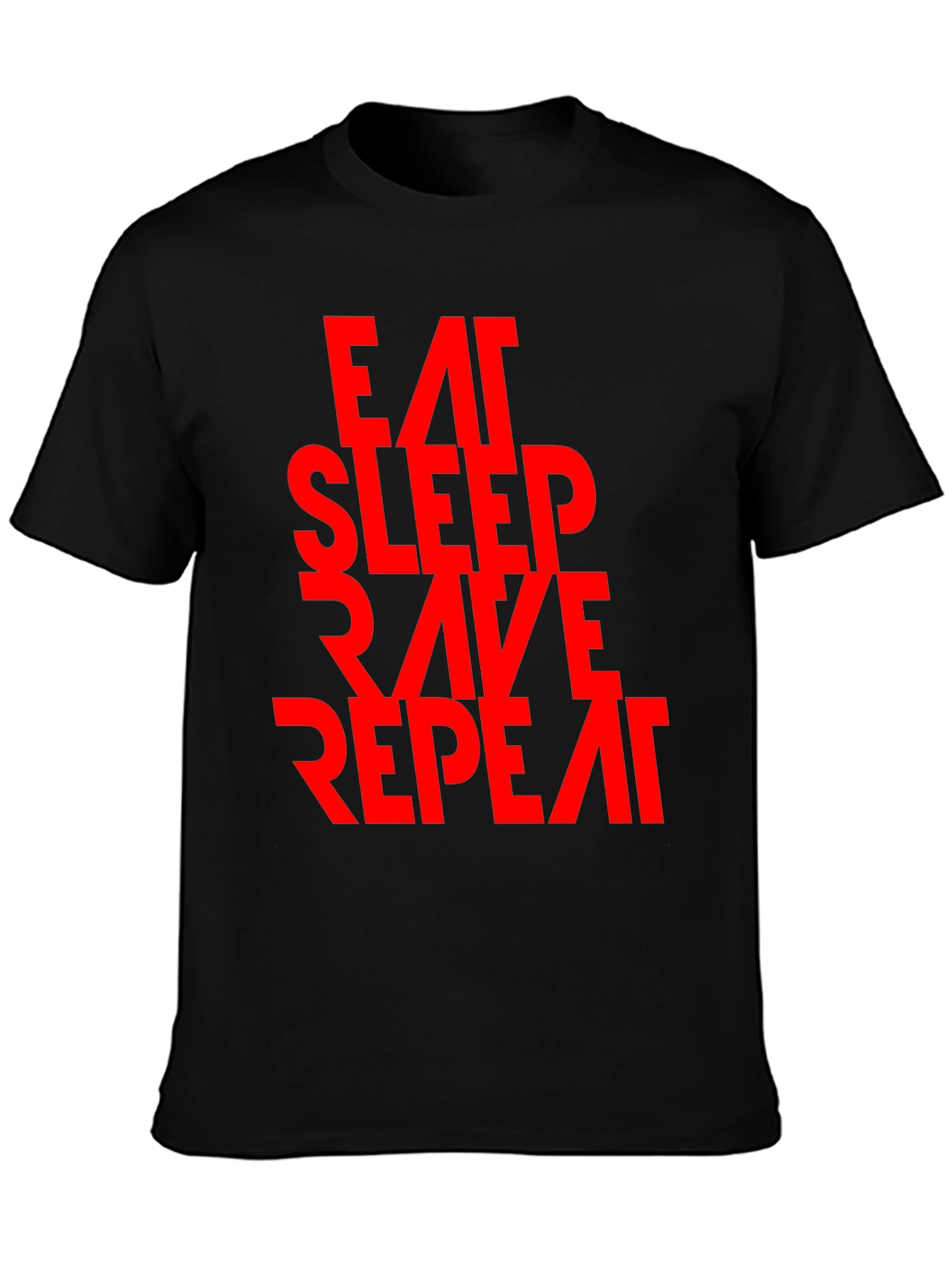 Eat Sleep Rave Repeat Graphic Tee