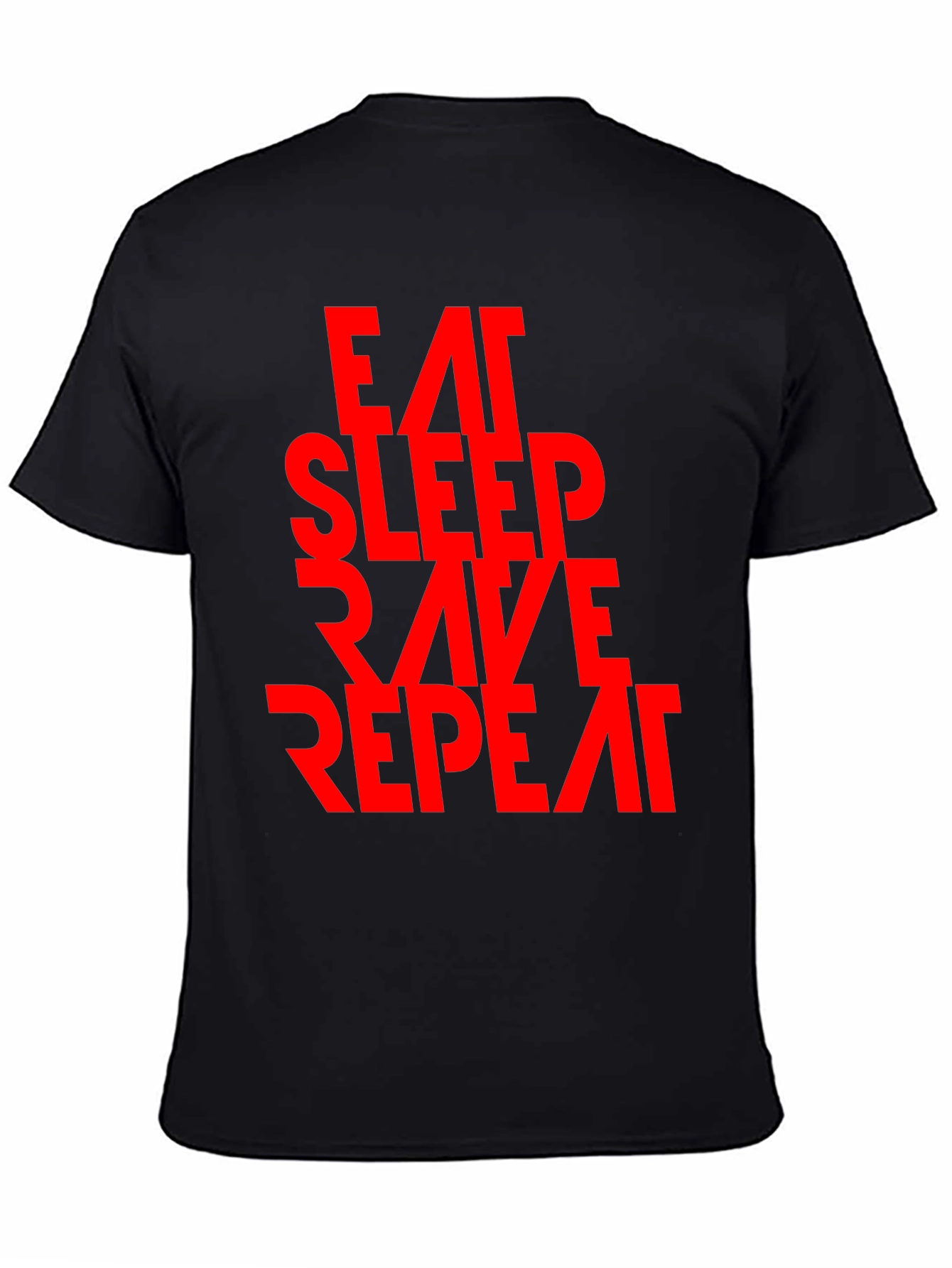 Eat Sleep Rave Repeat Graphic Tee