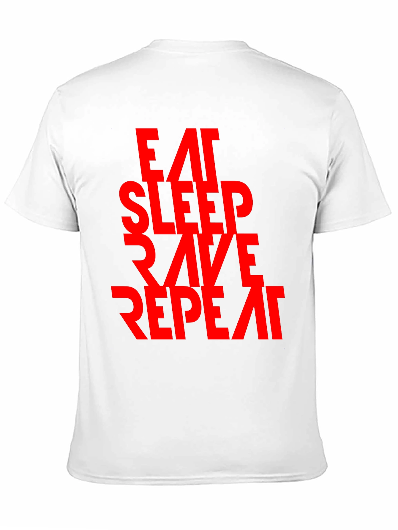 Eat Sleep Rave Repeat Graphic Tee