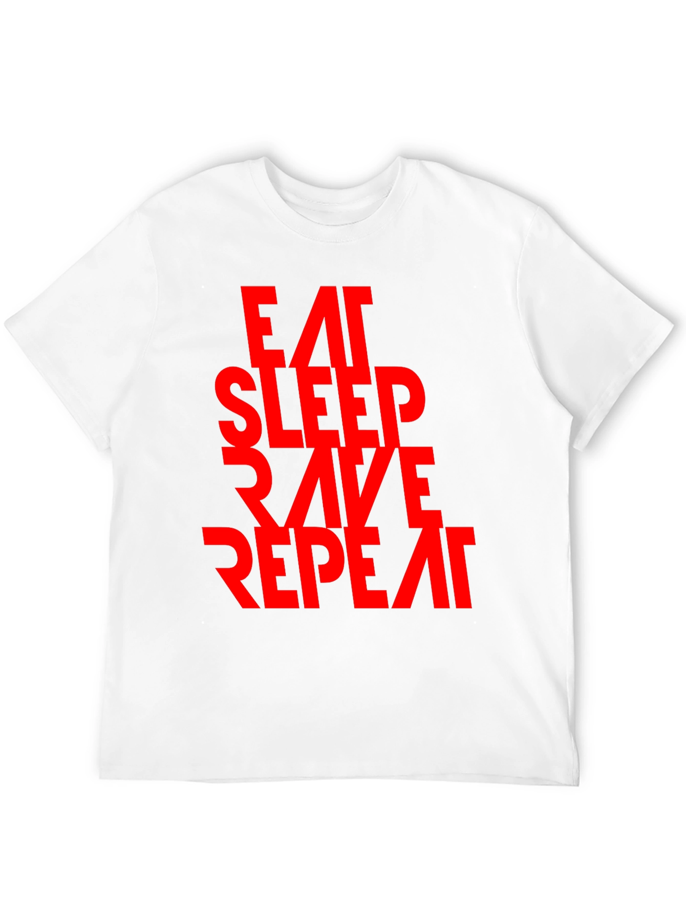 Eat Sleep Rave Repeat Graphic Tee