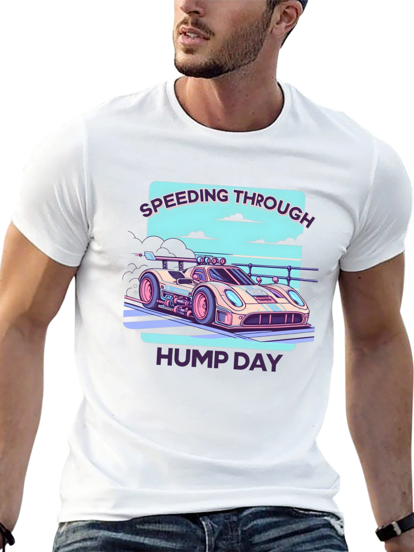 Speeding Through Hump Day Graphic Tee