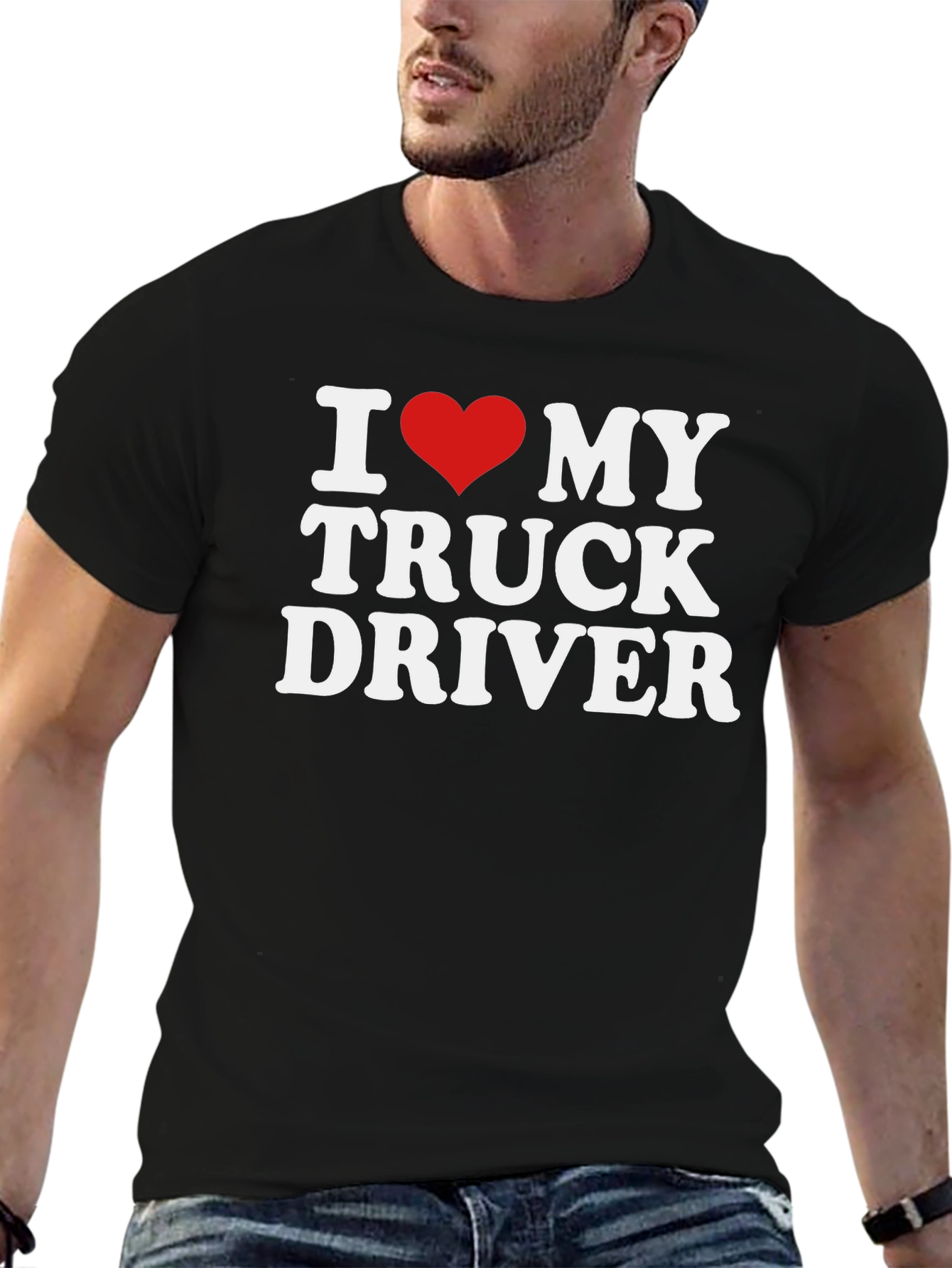 I Love My Truck Driver Tee - Trucker Gift