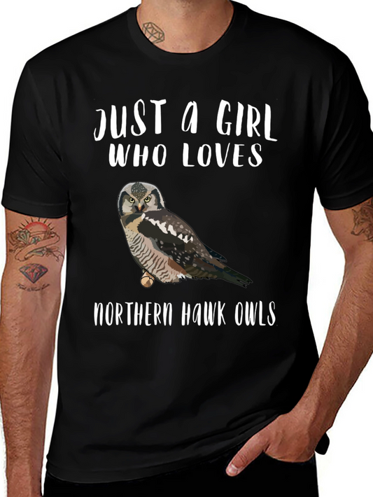 Northern Hawk Owl Graphic T-Shirt