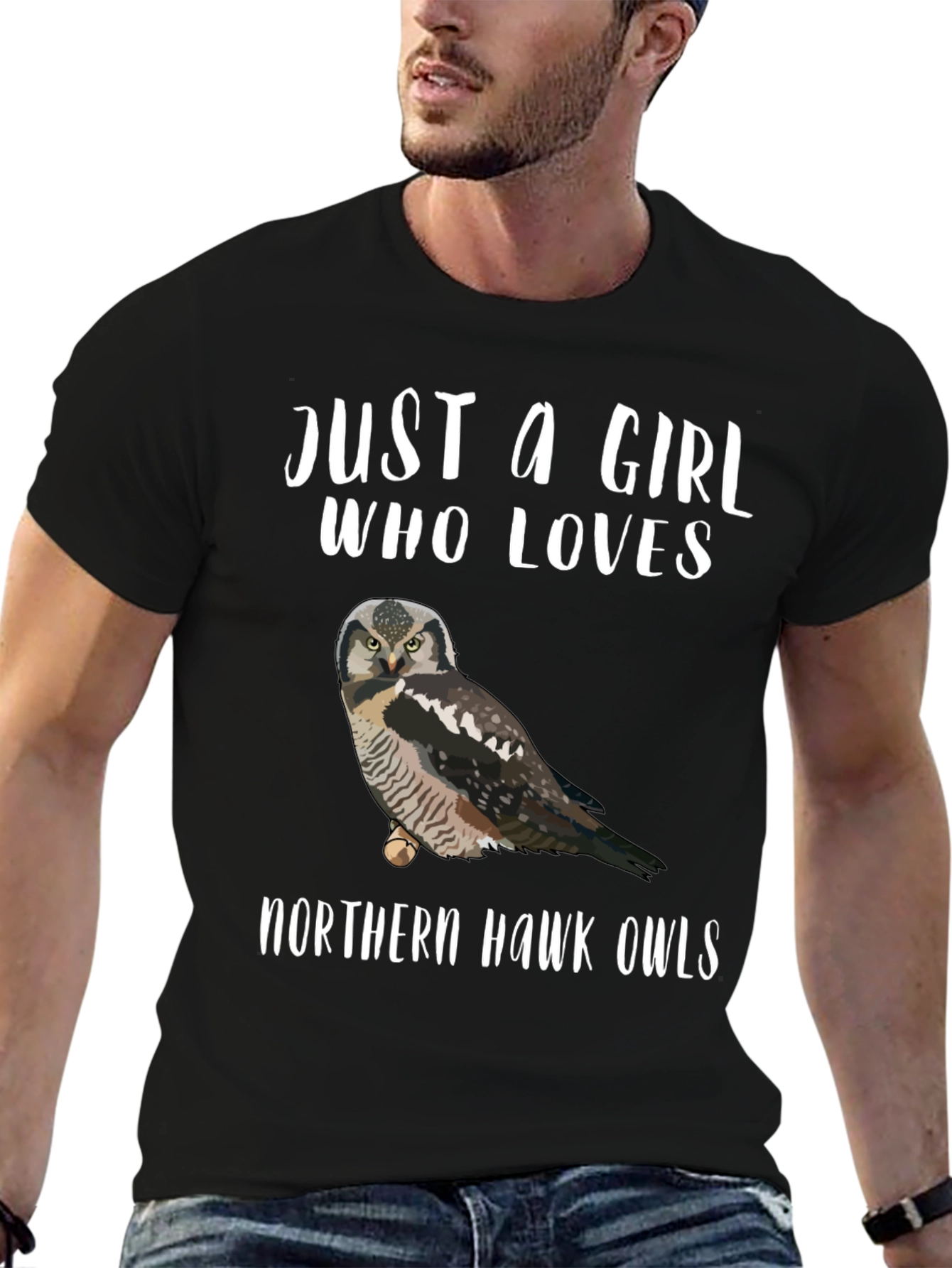 Northern Hawk Owl Graphic T-Shirt