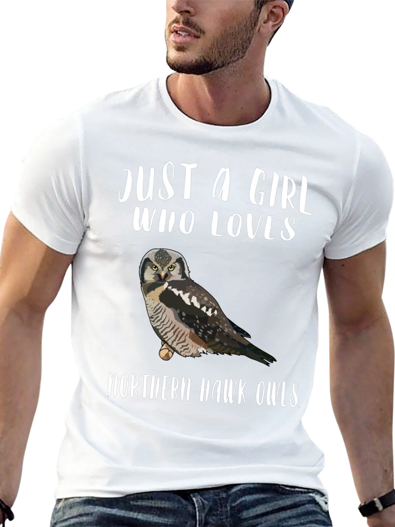 Northern Hawk Owl Graphic T-Shirt