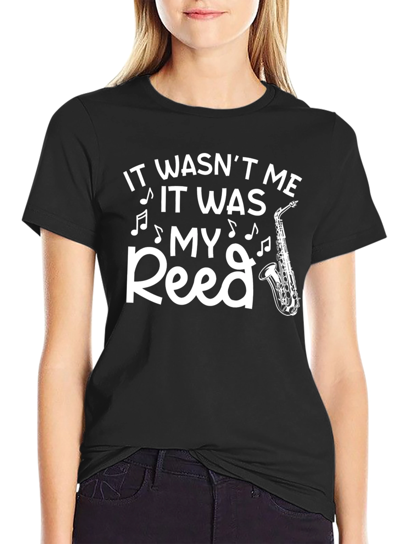 It Wasnt Me It Was My Reed Saxophone T-Shirt