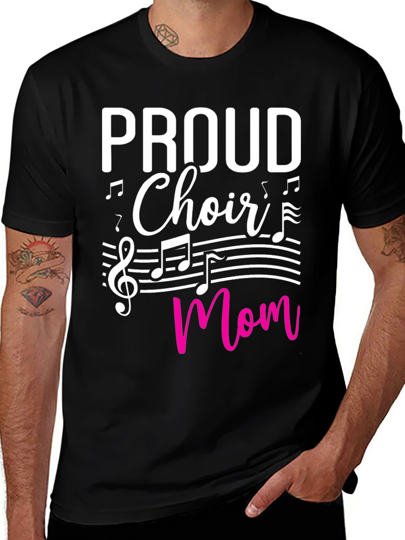 Proud Choir Mom T-Shirt - Music Lover Tee