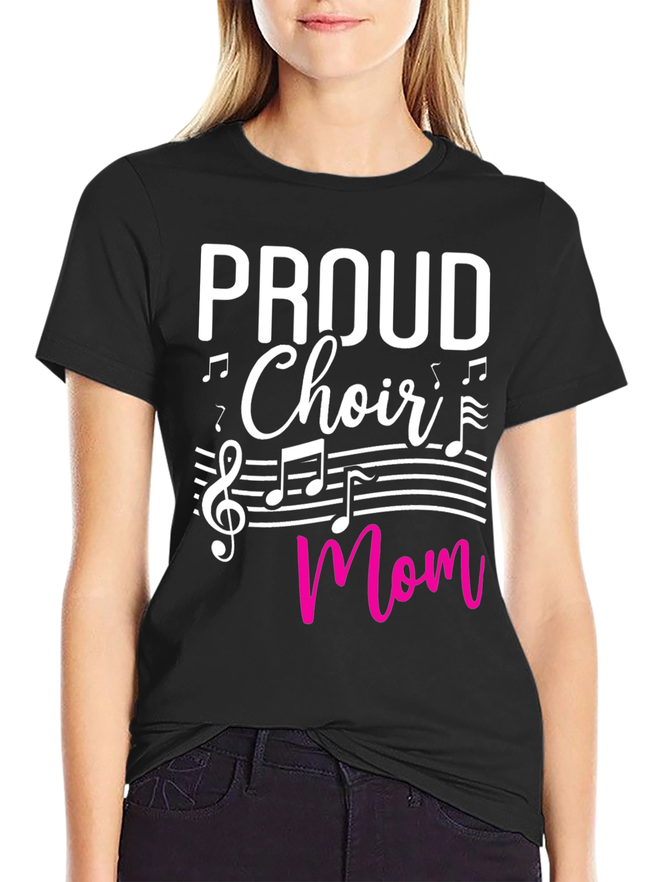 Proud Choir Mom T-Shirt - Music Lover Tee