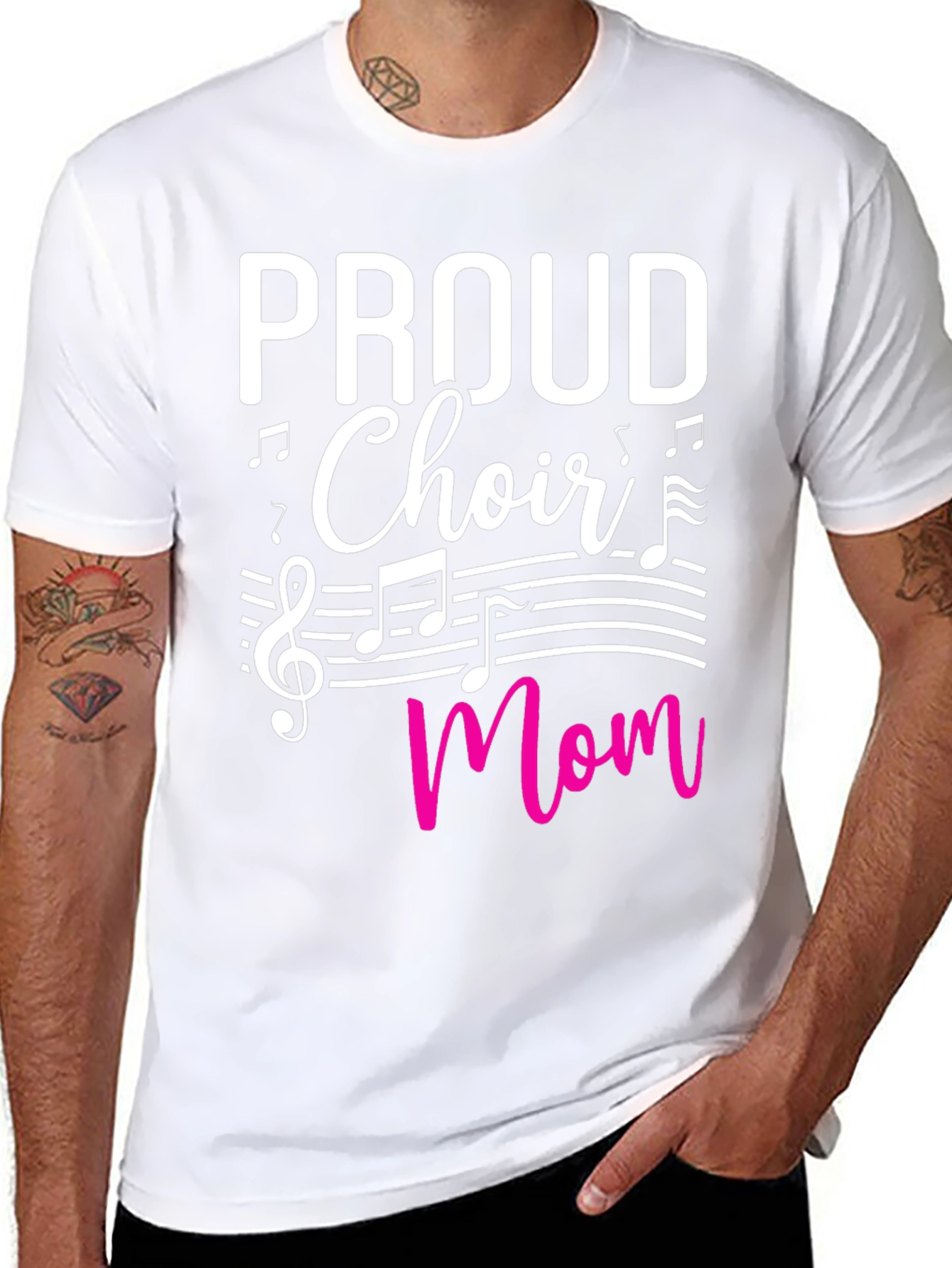 Proud Choir Mom T-Shirt - Music Lover Tee