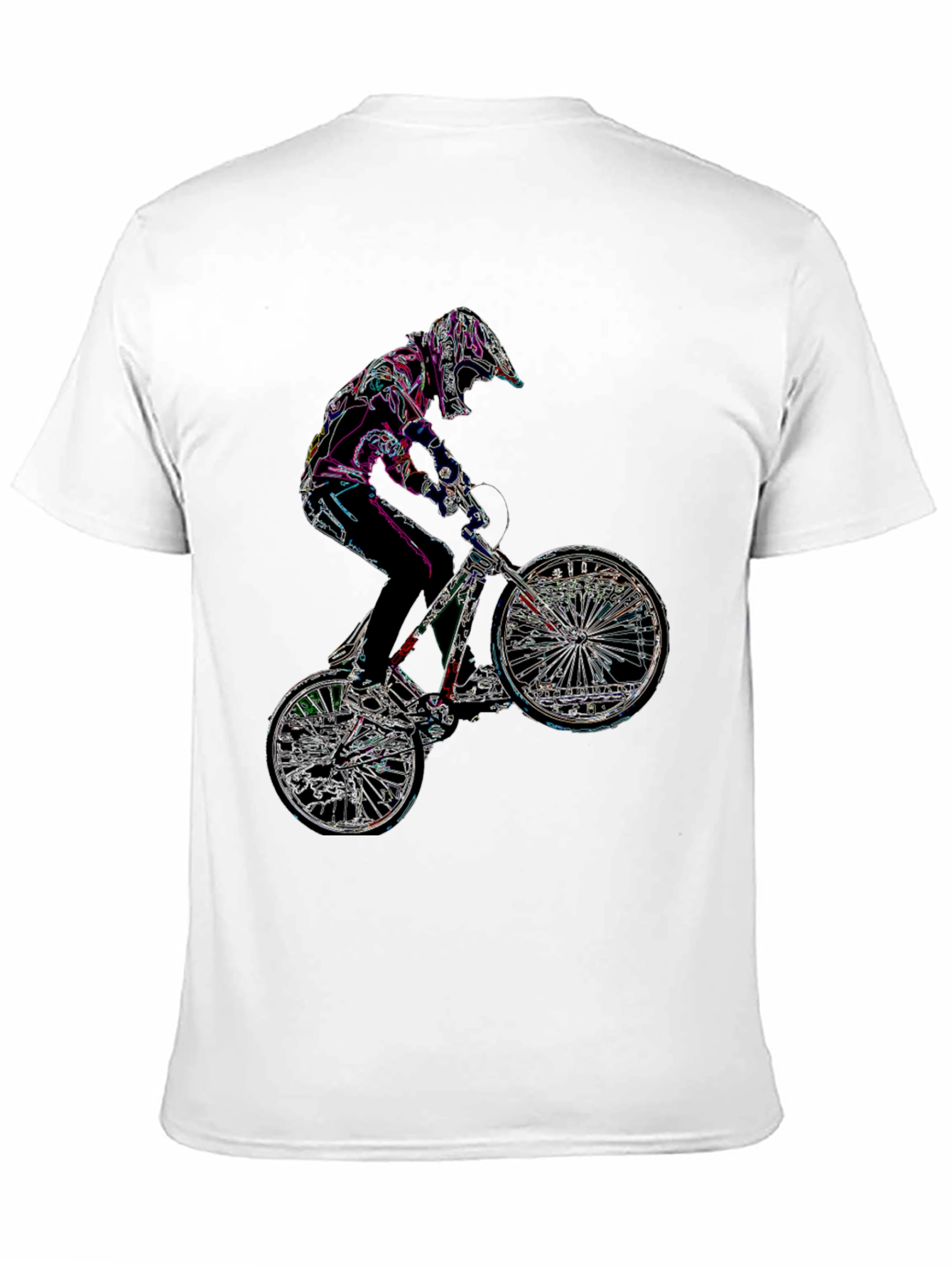 BMX Rider Graphic Tee - Black