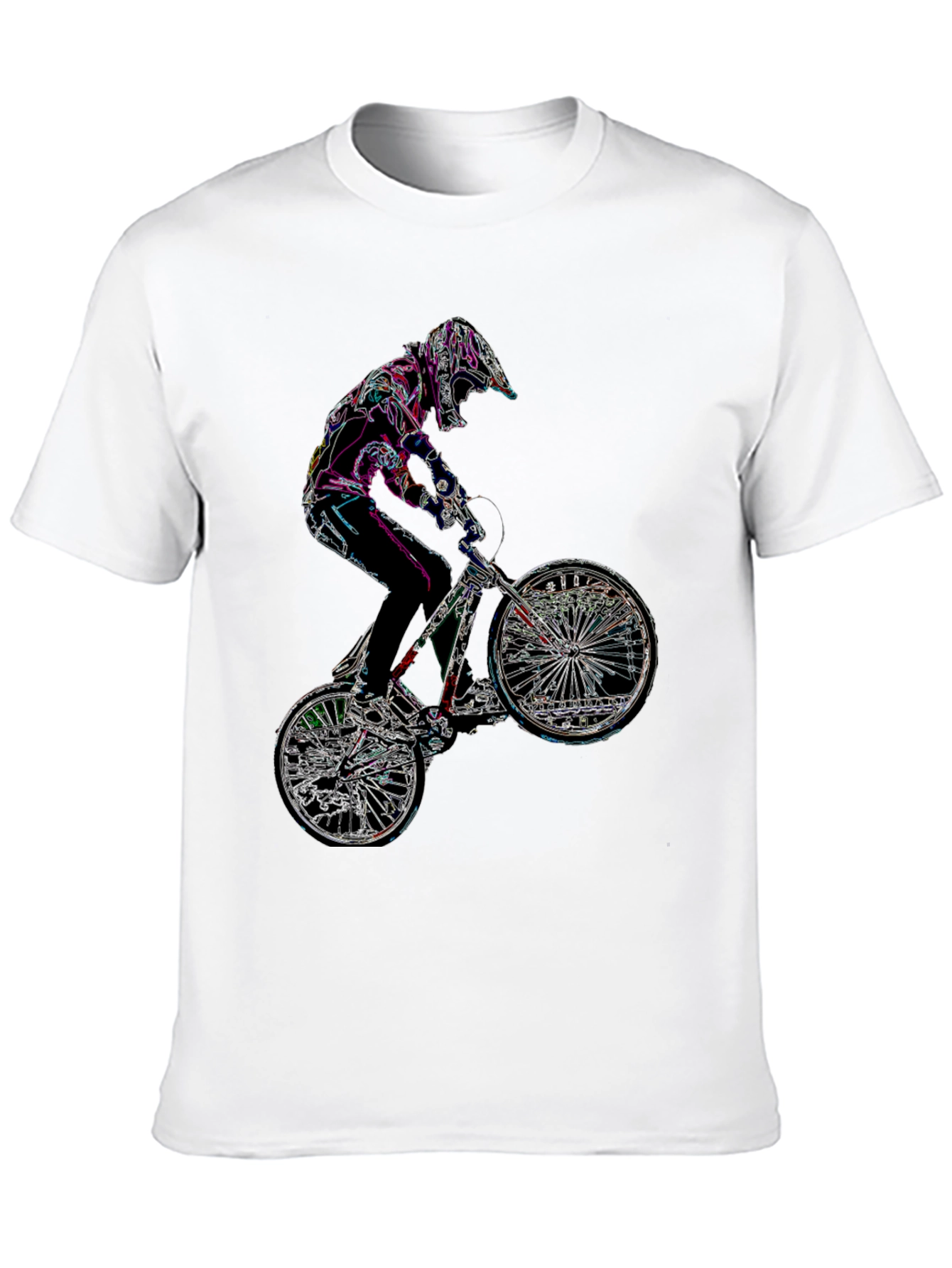 BMX Rider Graphic Tee - Black