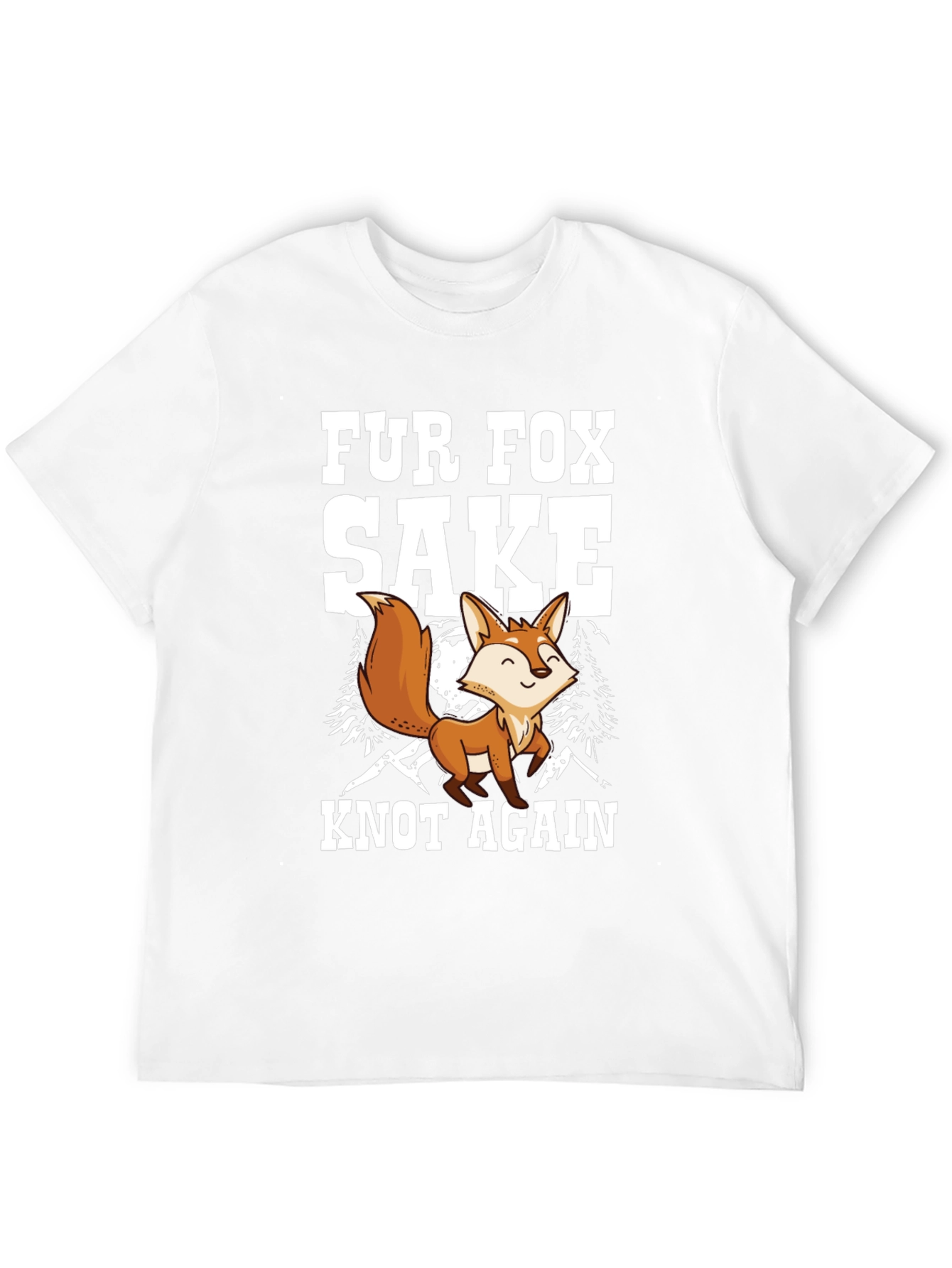 Fur Fox Sake T-Shirt - Knot Again Pun Tee