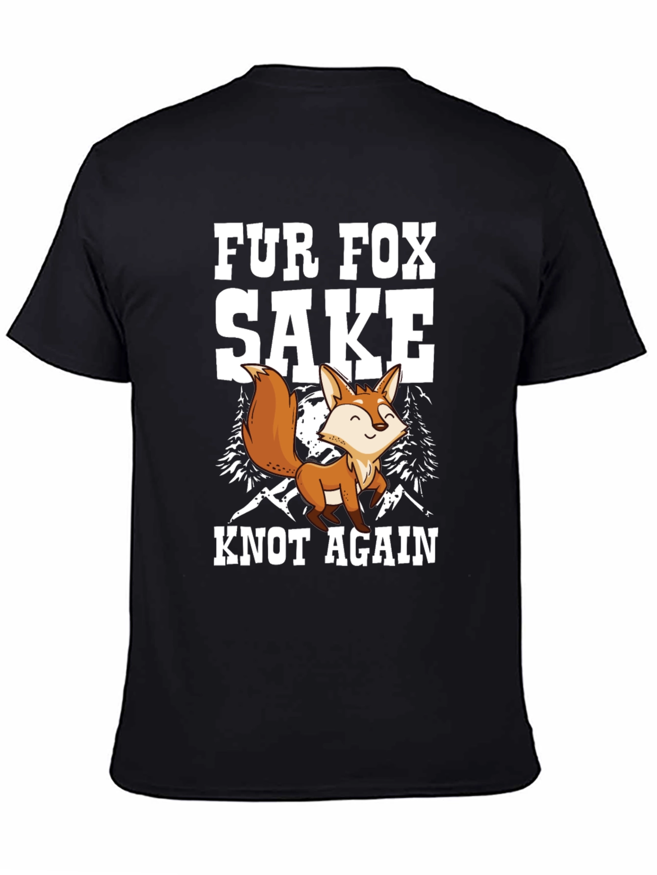 Fur Fox Sake T-Shirt - Knot Again Pun Tee