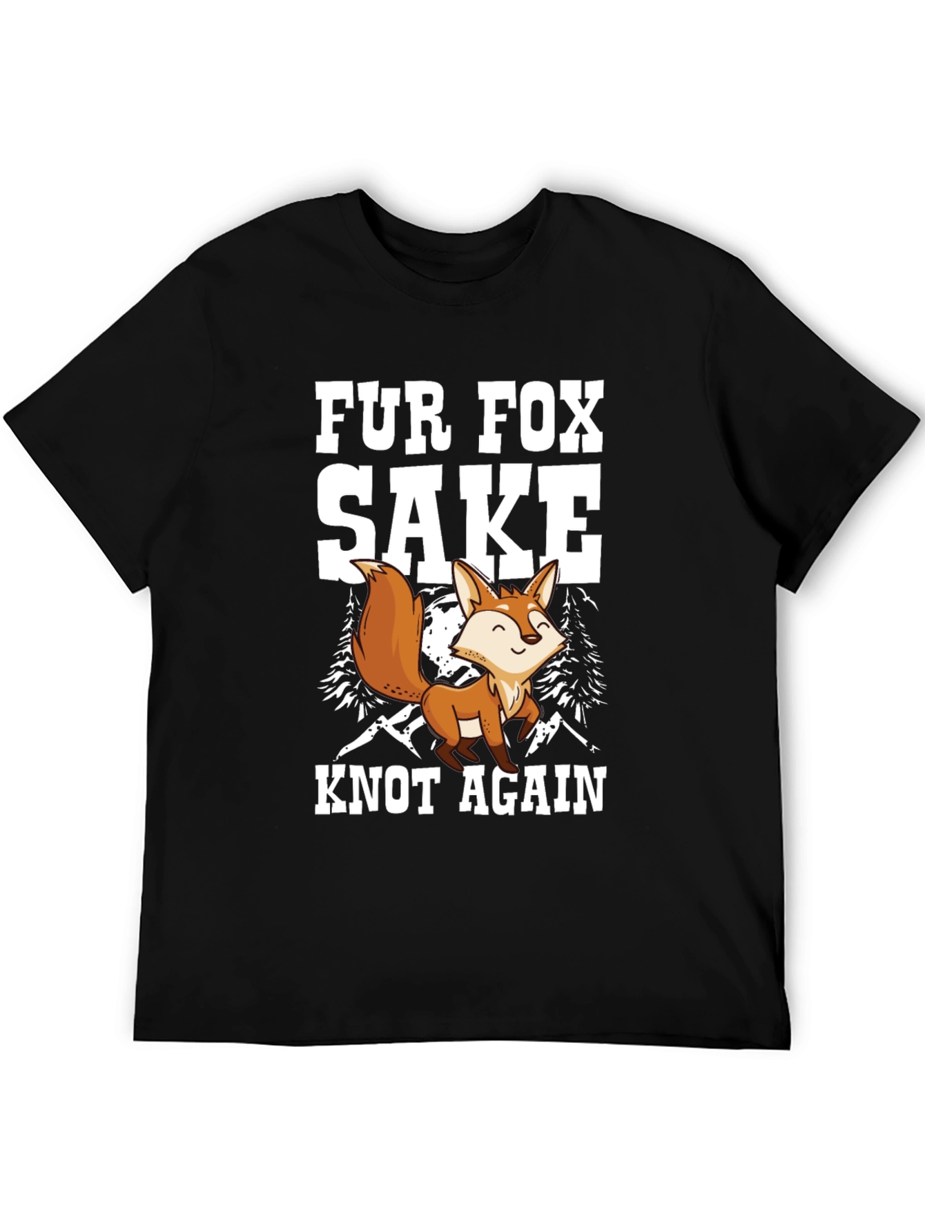 Fur Fox Sake T-Shirt - Knot Again Pun Tee