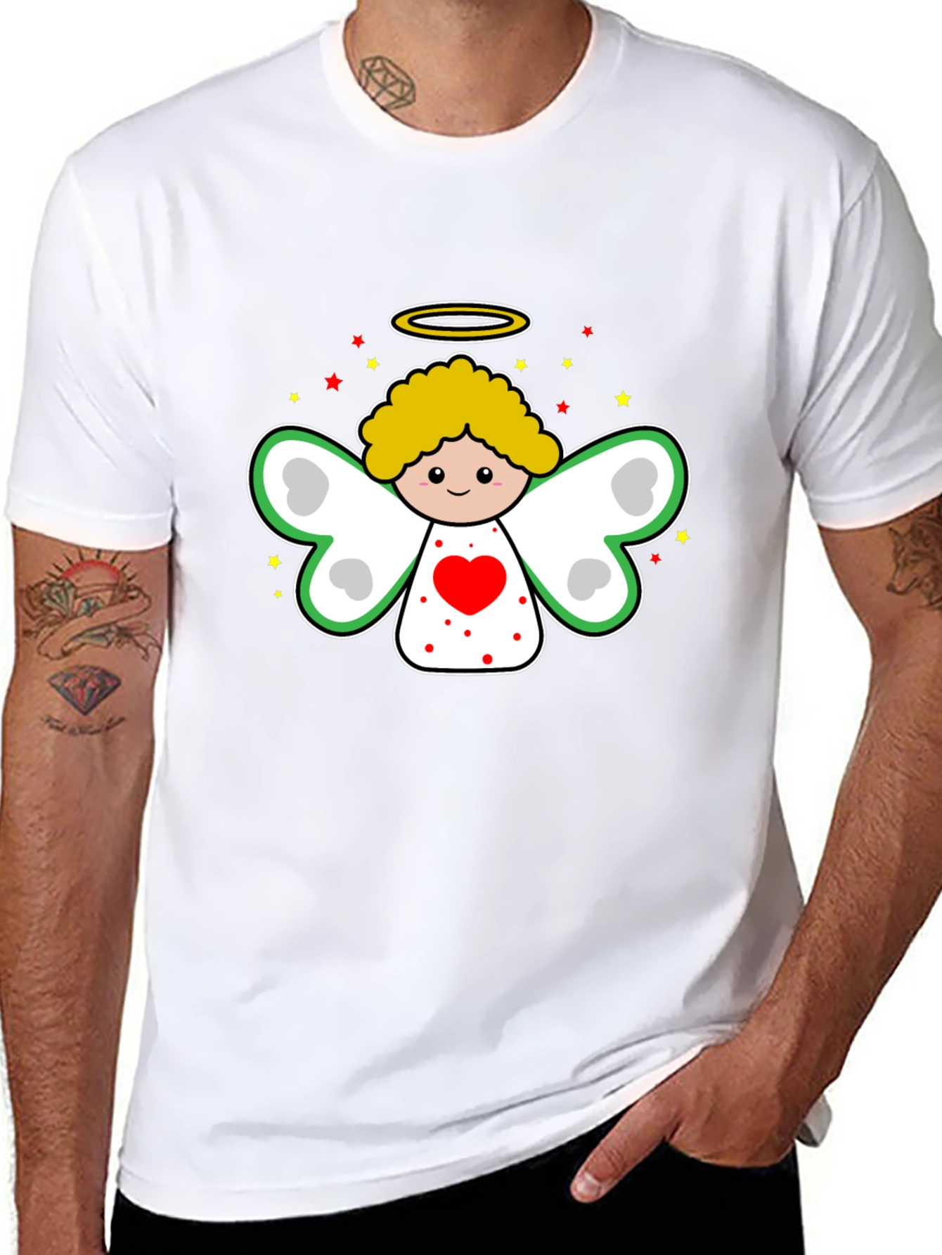 Cute Angel Graphic T-Shirt