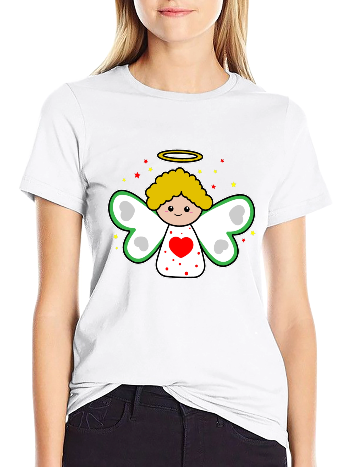 Cute Angel Graphic T-Shirt