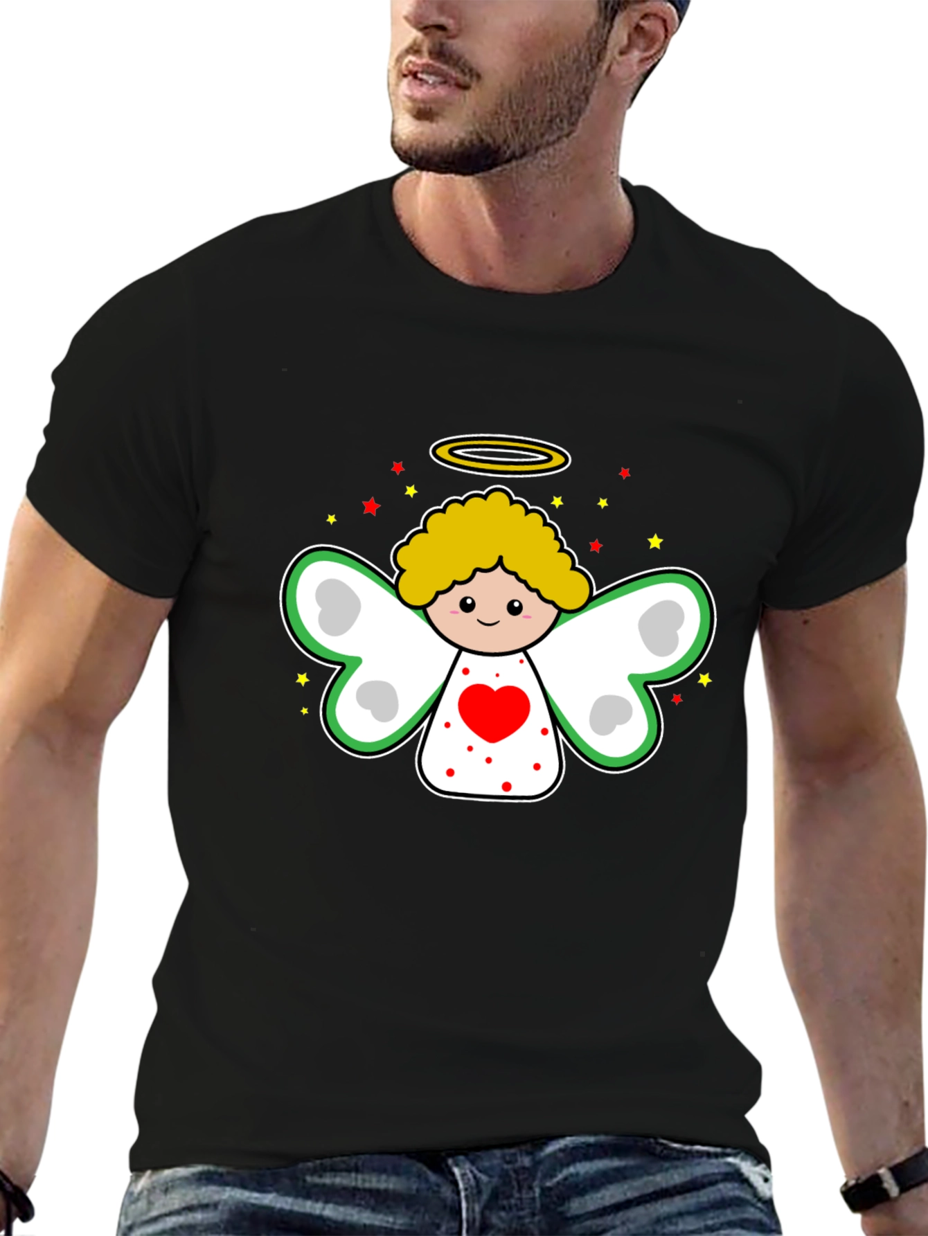 Cute Angel Graphic T-Shirt